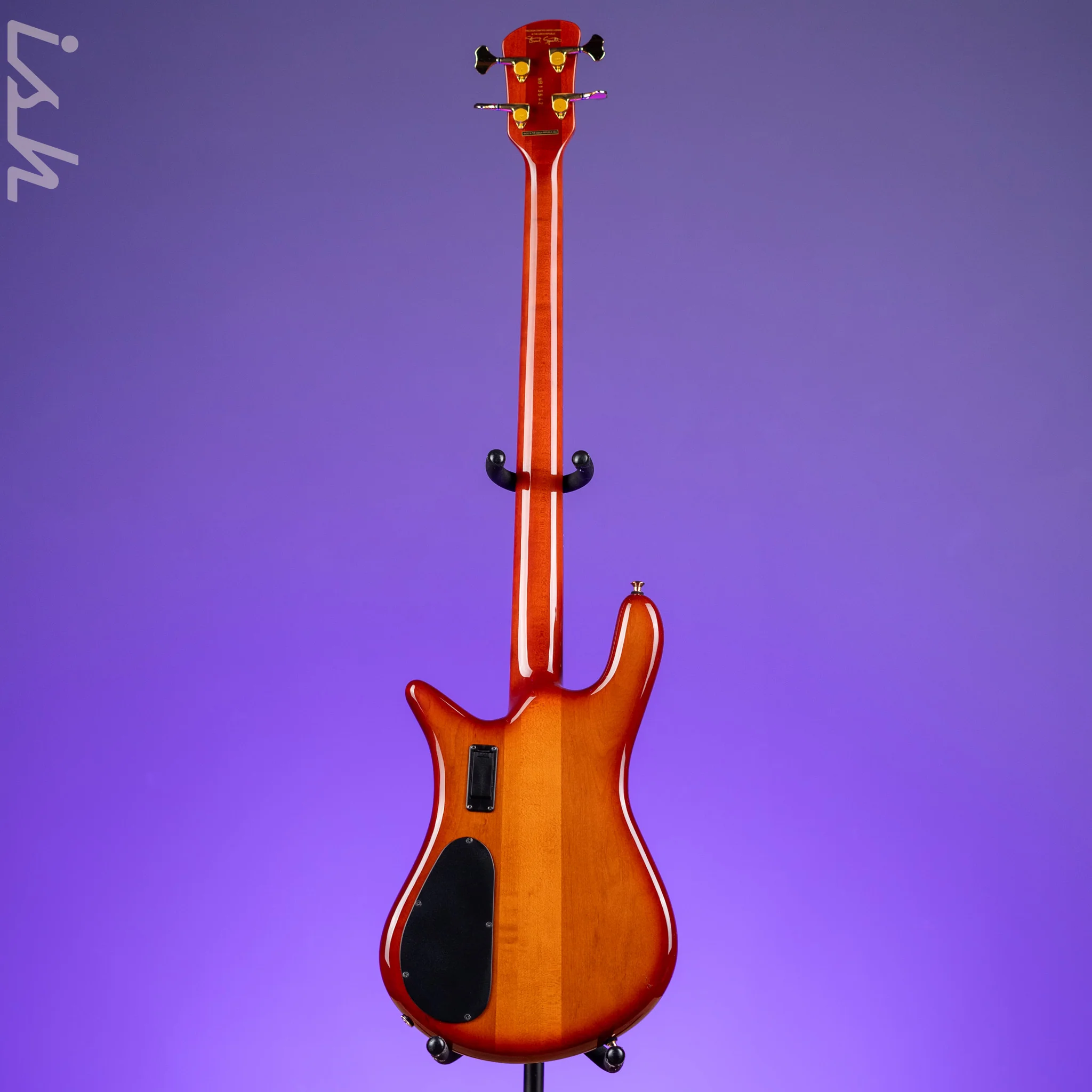 2015 Spector Euro4LX 4-String Bass Amber Hazlab Preamp - Image 8