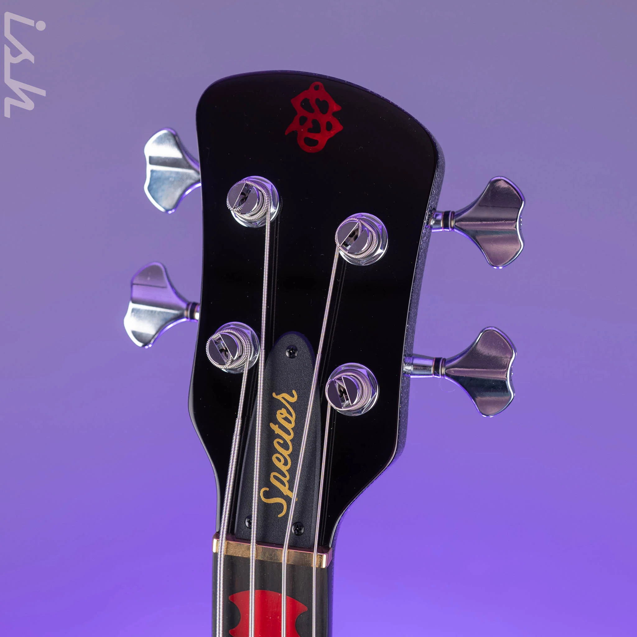 Spector Euro4LX Rachel Bolan Signature Black Metallic Flake - Image 5