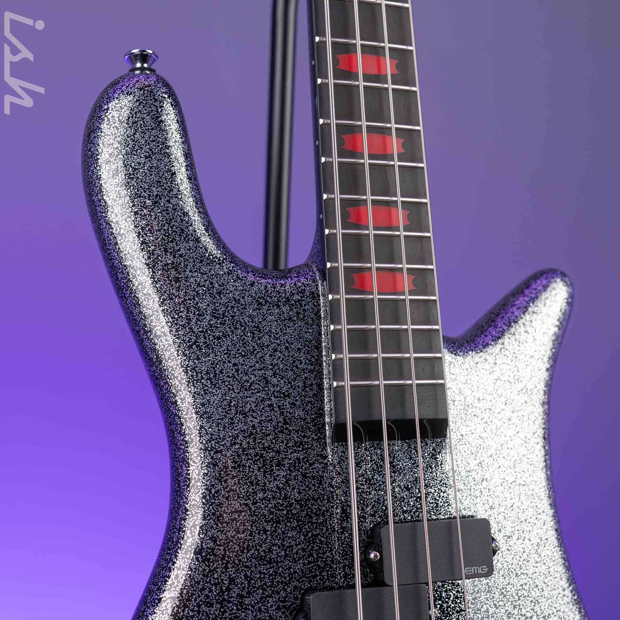 Spector Euro4LX Rachel Bolan Signature Black Metallic Flake - Image 3
