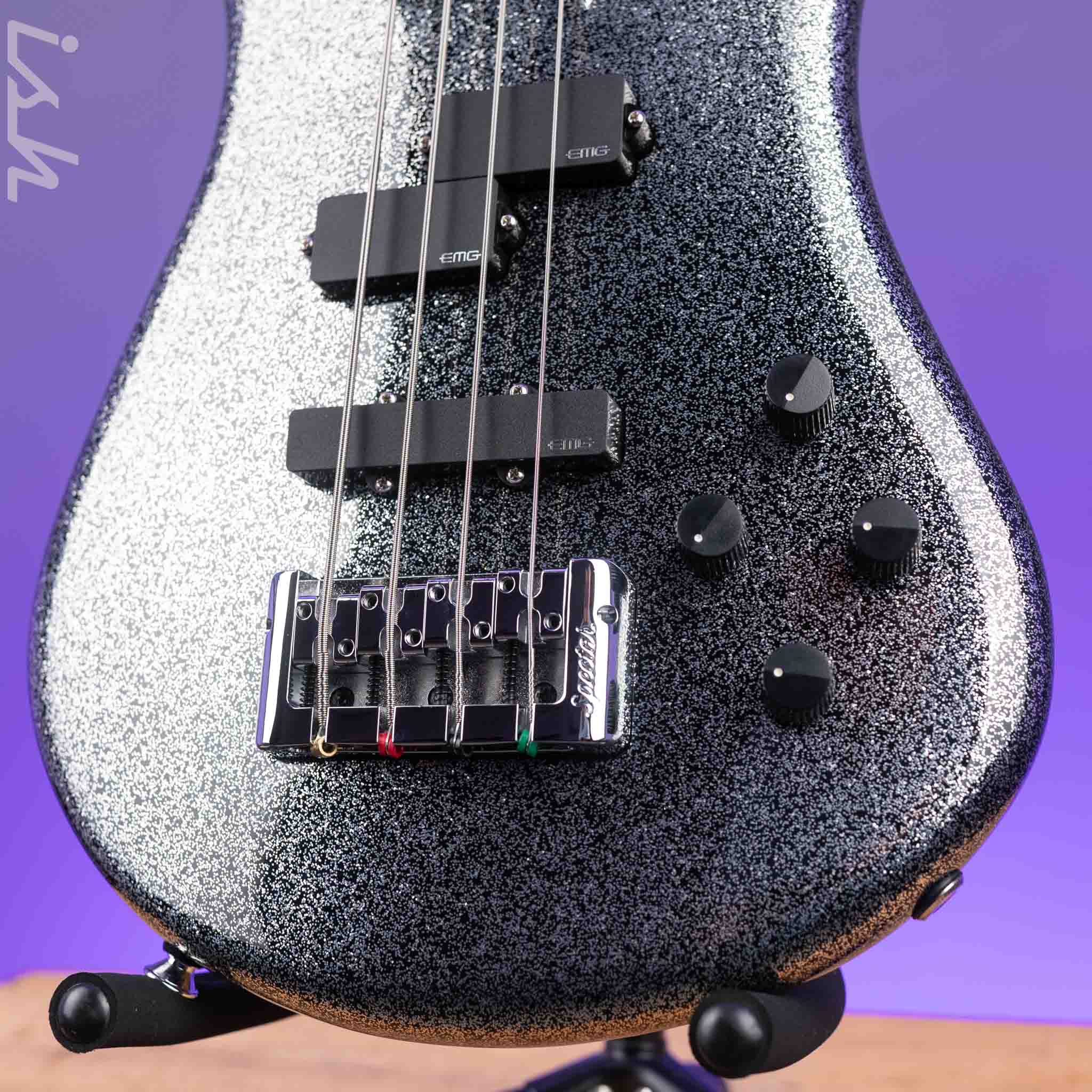 Spector Euro4LX Rachel Bolan Signature Black Metallic Flake - Image 4