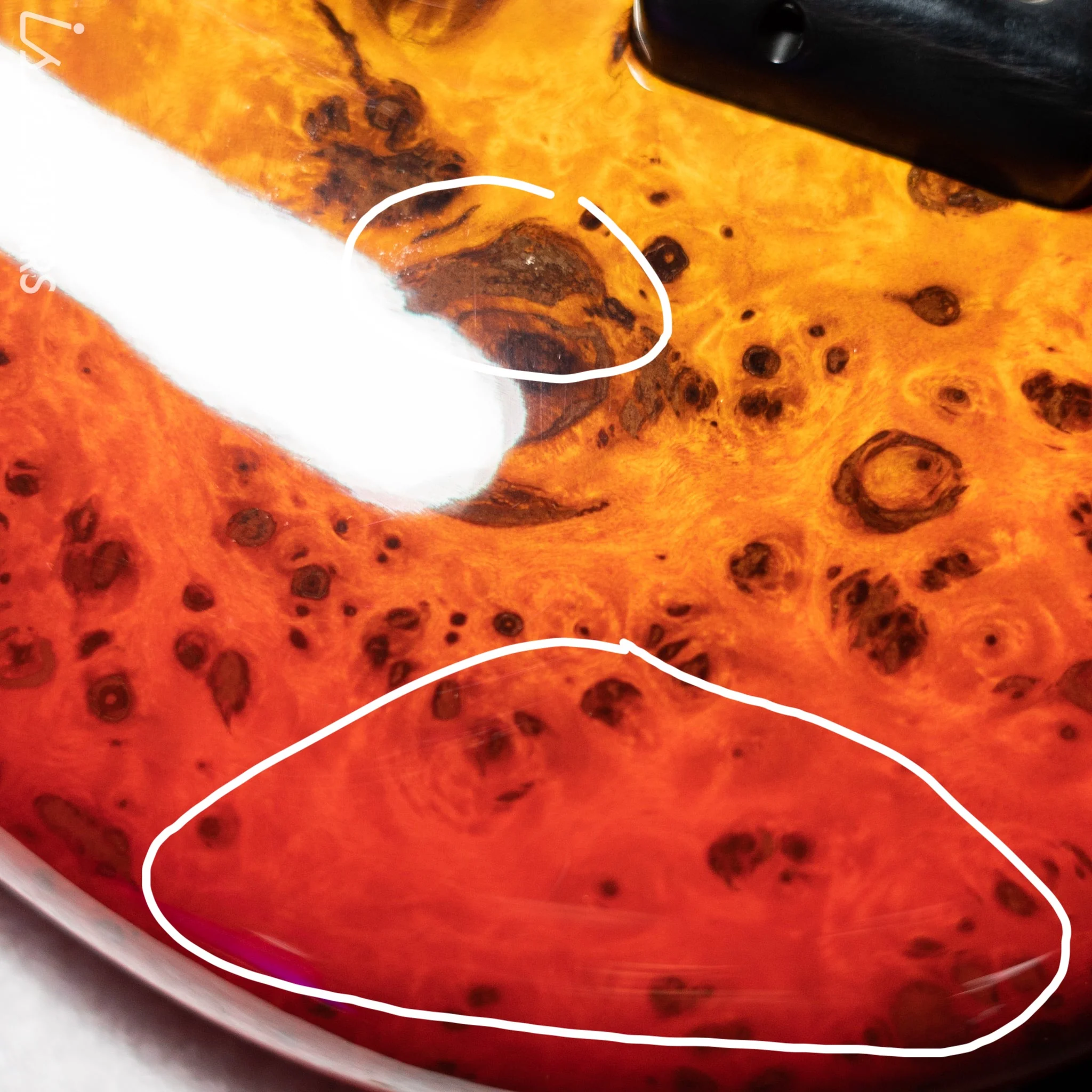 Spector Eurobolt 4 Inferno Red Gloss Poplar Burl Bass Guitar Demo - Image 15