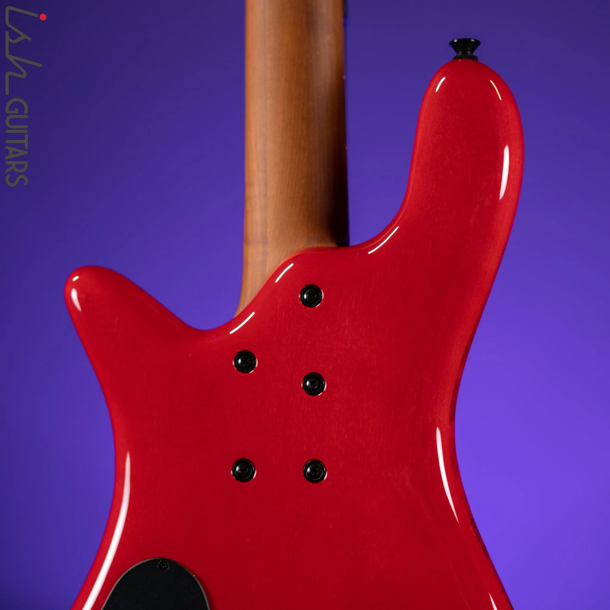 Spector Eurobolt 4 Inferno Red Gloss Poplar Burl Bass Guitar Demo - Image 9