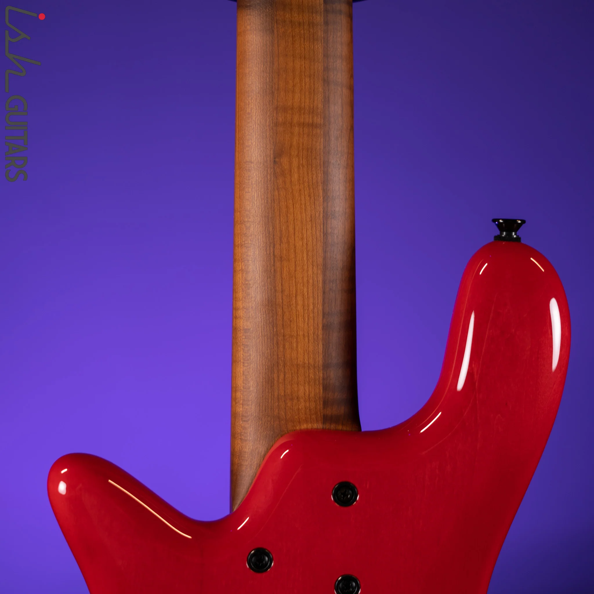 Spector Eurobolt 5 Inferno Red Gloss Poplar Burl Bass Guitar Demo - Image 11