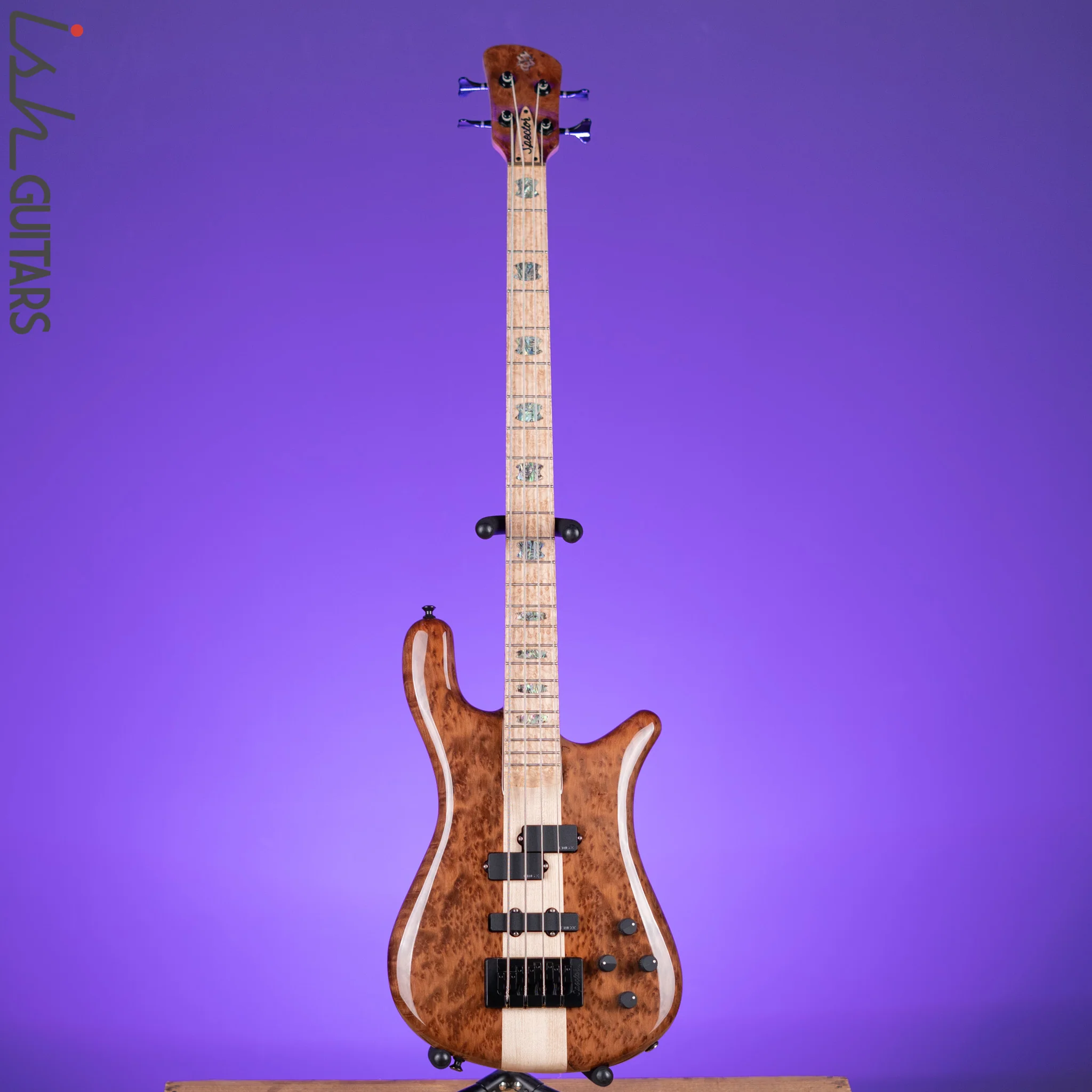 Spector NS-2 4-String Bass Natural Redwood Burl - Image 2