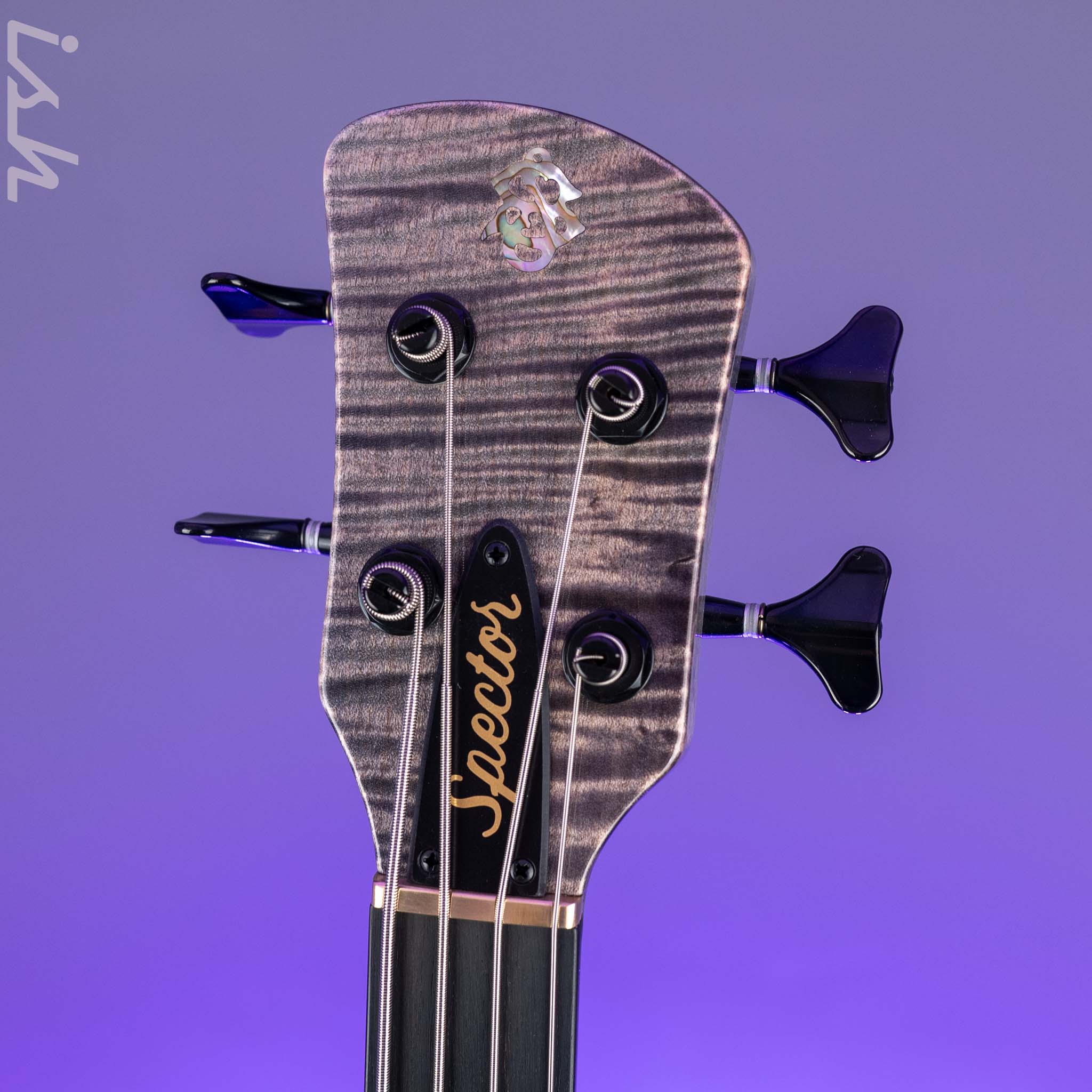 Spector USA NS-2 Fretless 4-String Bass Super Faded Black - Image 5
