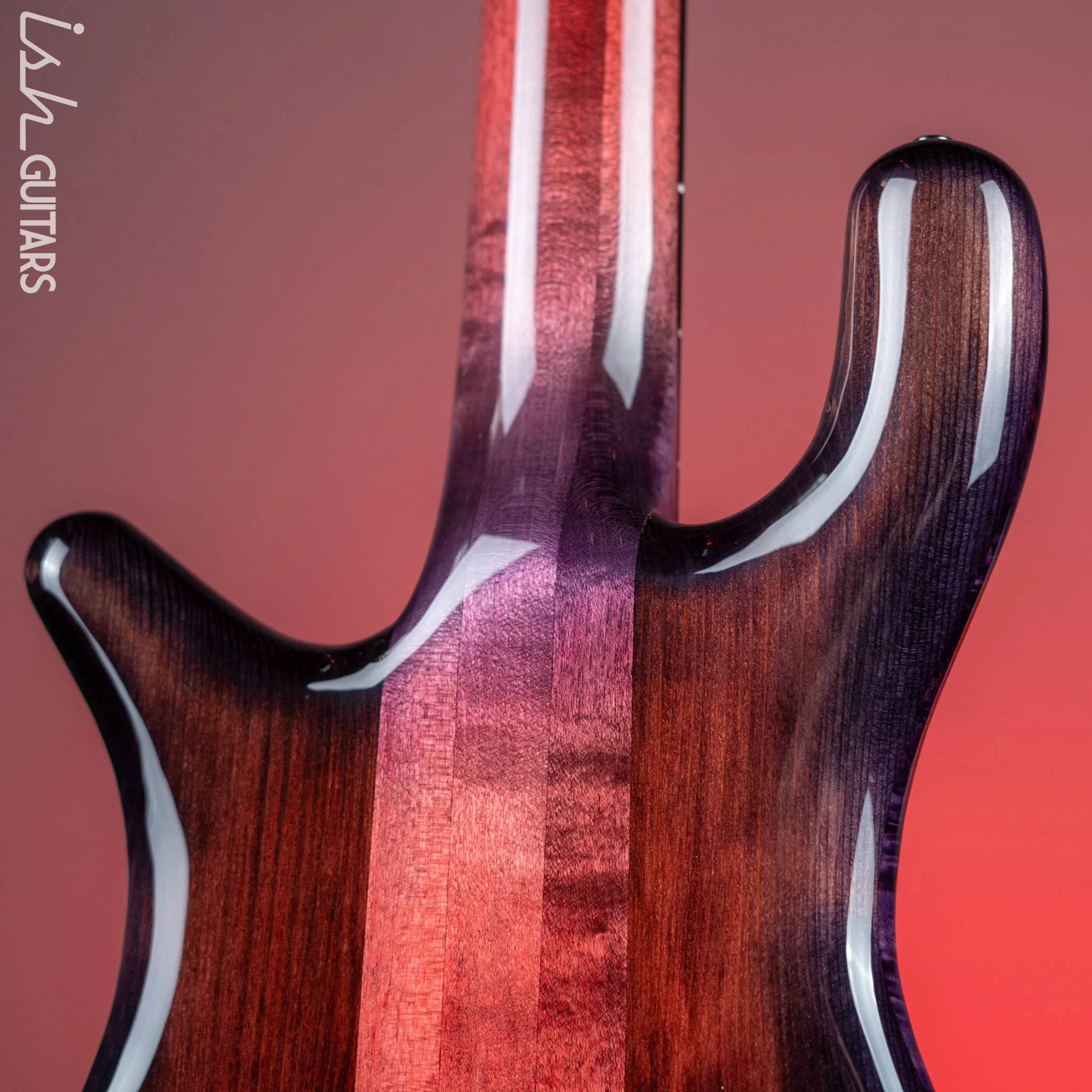 Spector NS-5 5-String Bass USA Black Cherry Purple Burst High Gloss - Image 9