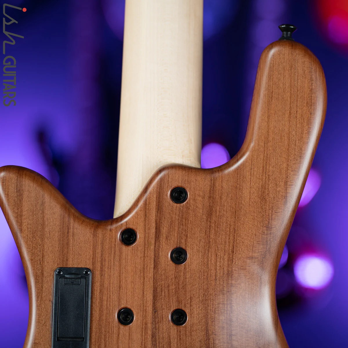 Spector USA NS-5 String Bolt On Bark Infused Maple USA Bass Guitar - Image 9