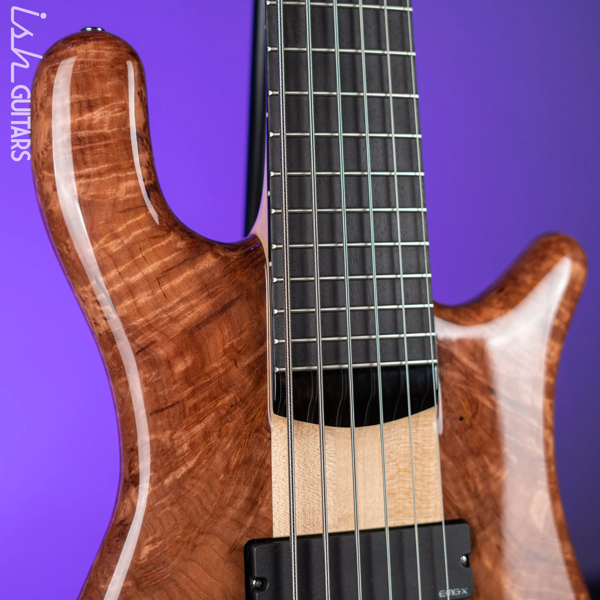 Spector NS-6 Natural Maple Burl High Gloss - Image 3