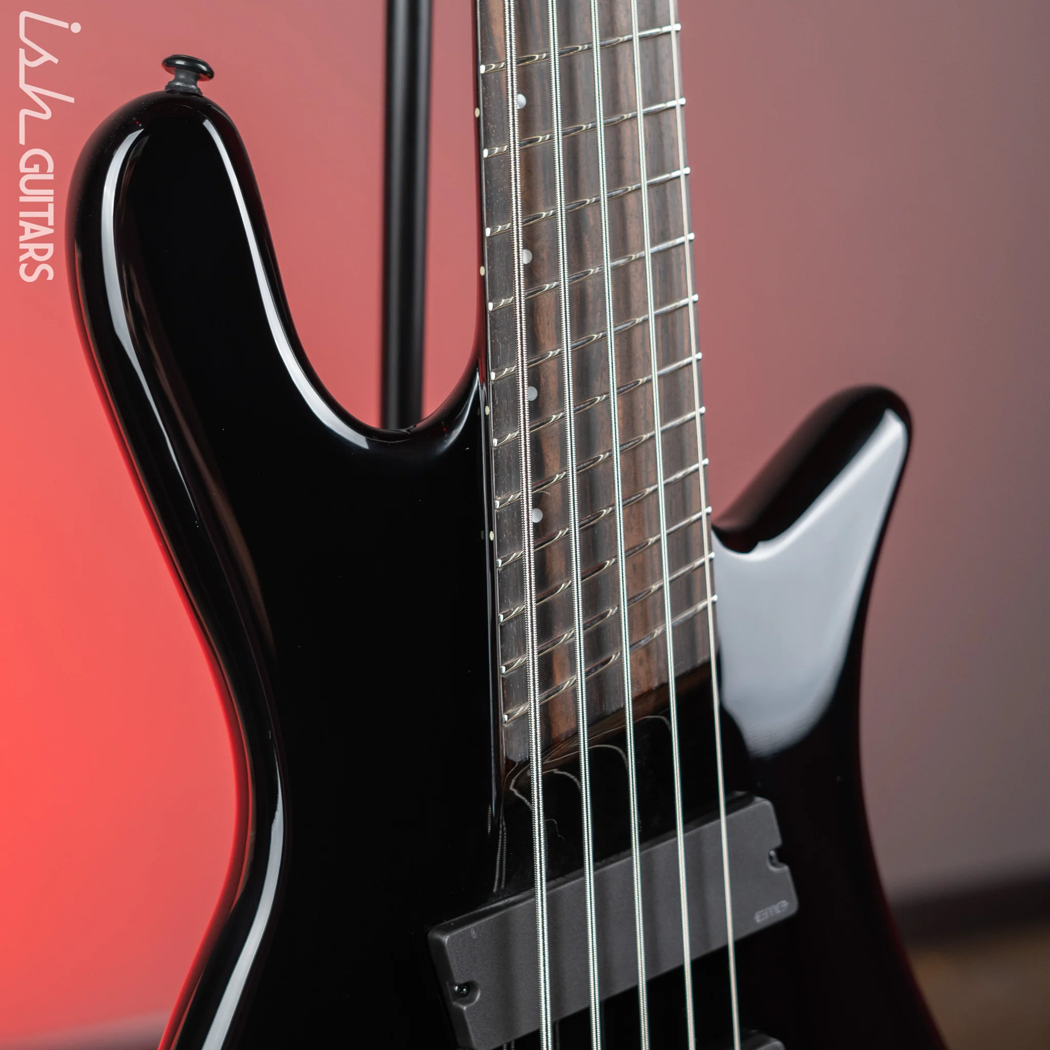 Spector NS Dimension 5 HP Multi-Scale Bass Solid Black Gloss Demo - Image 3