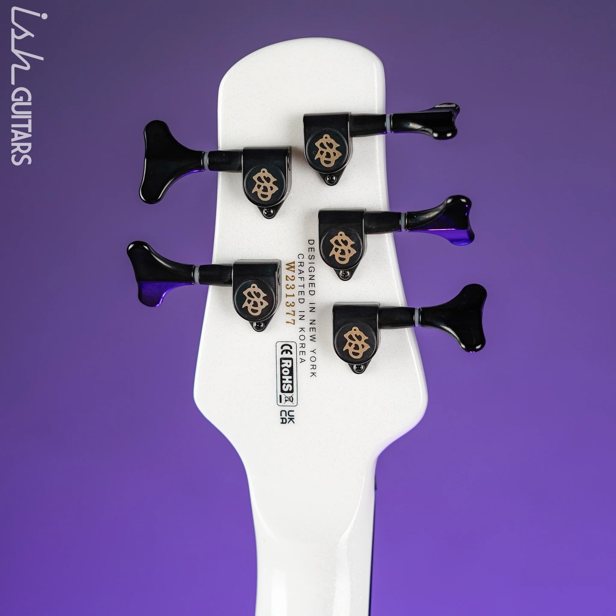 Spector NS Dimension 5 HP Multi-Scale Bass Solid Gloss White - Image 10
