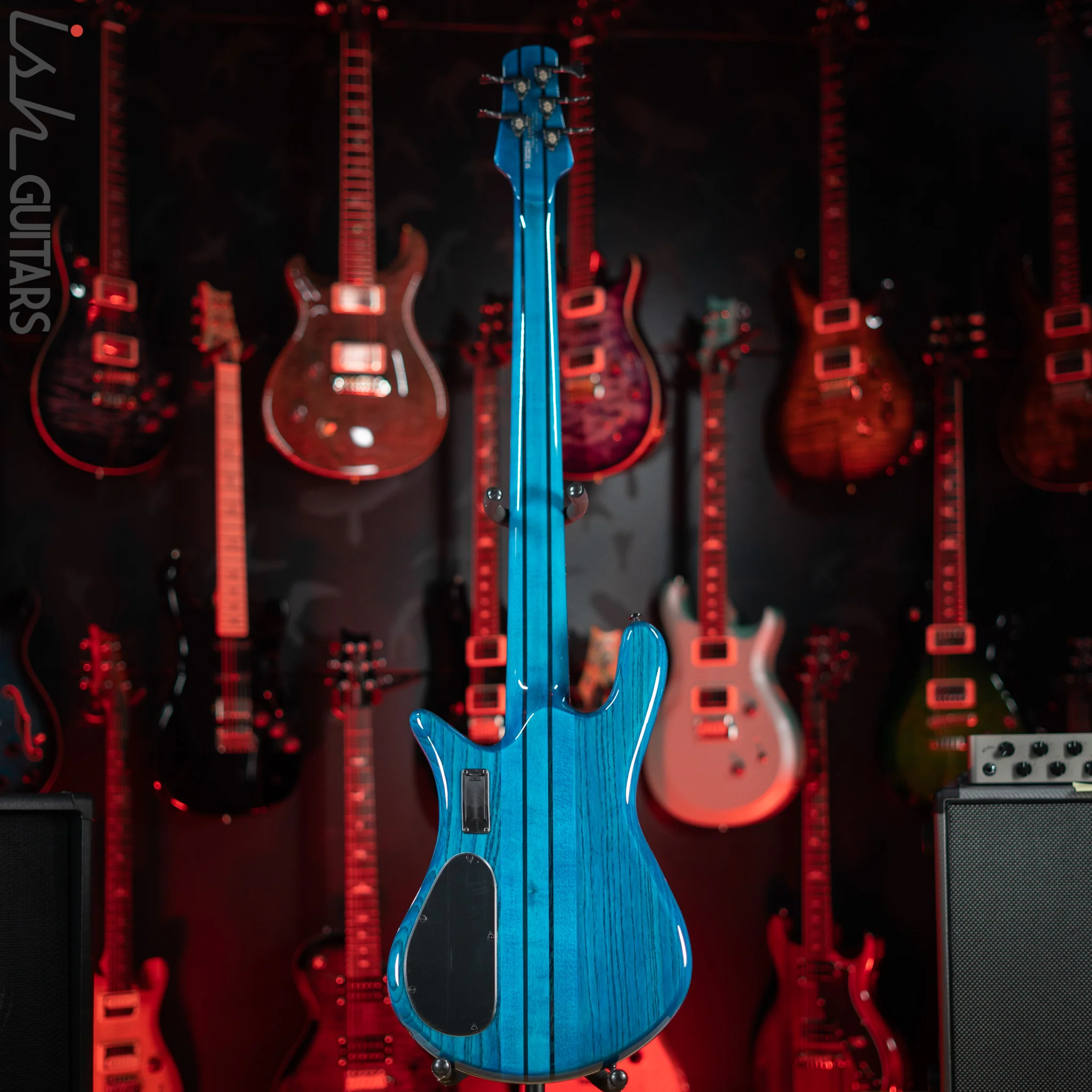 Spector NS Dimension 5 Multiscale Bass Black and Blue Gloss - Image 7