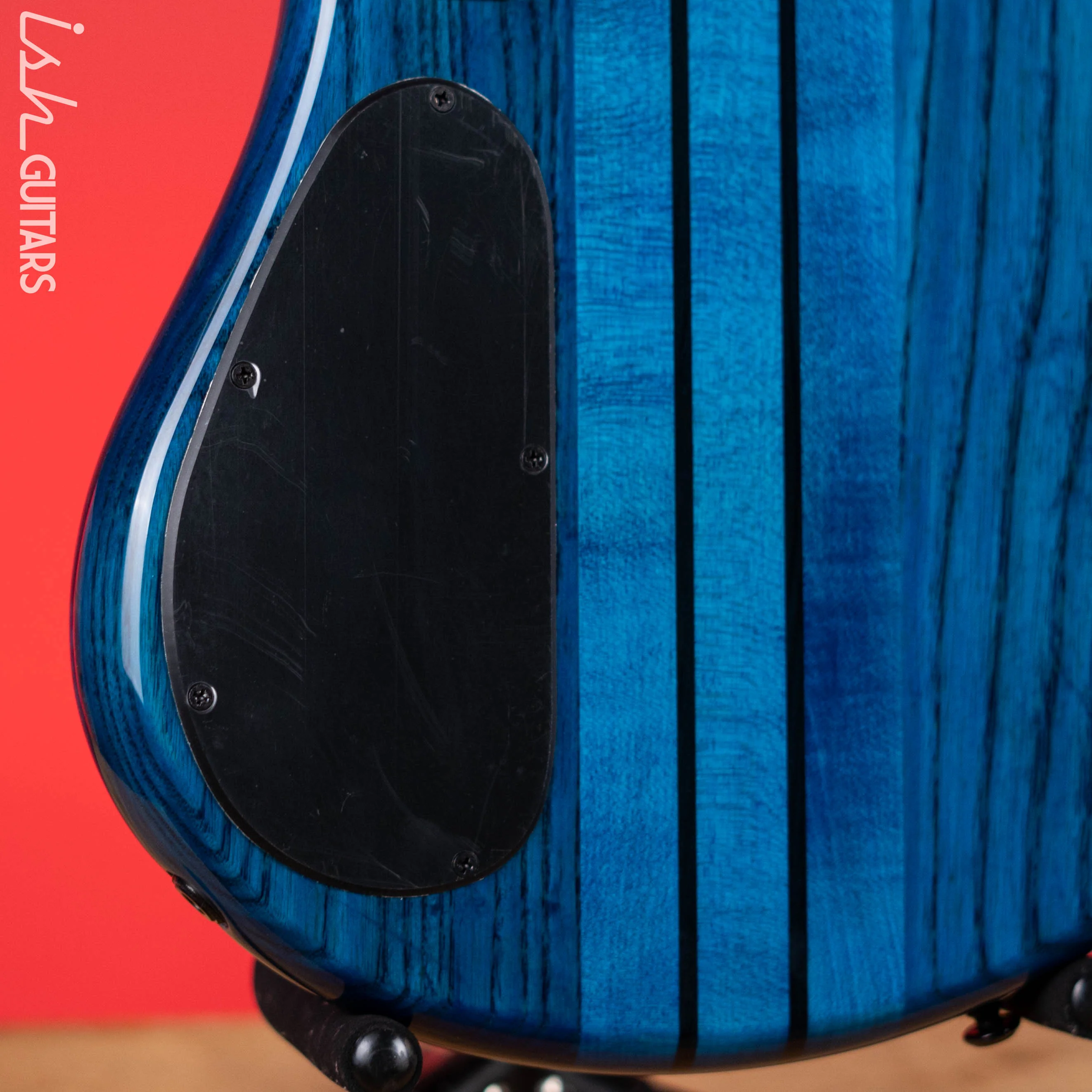 Spector NS Dimension 5 Multiscale Bass Black and Blue Gloss - Image 10