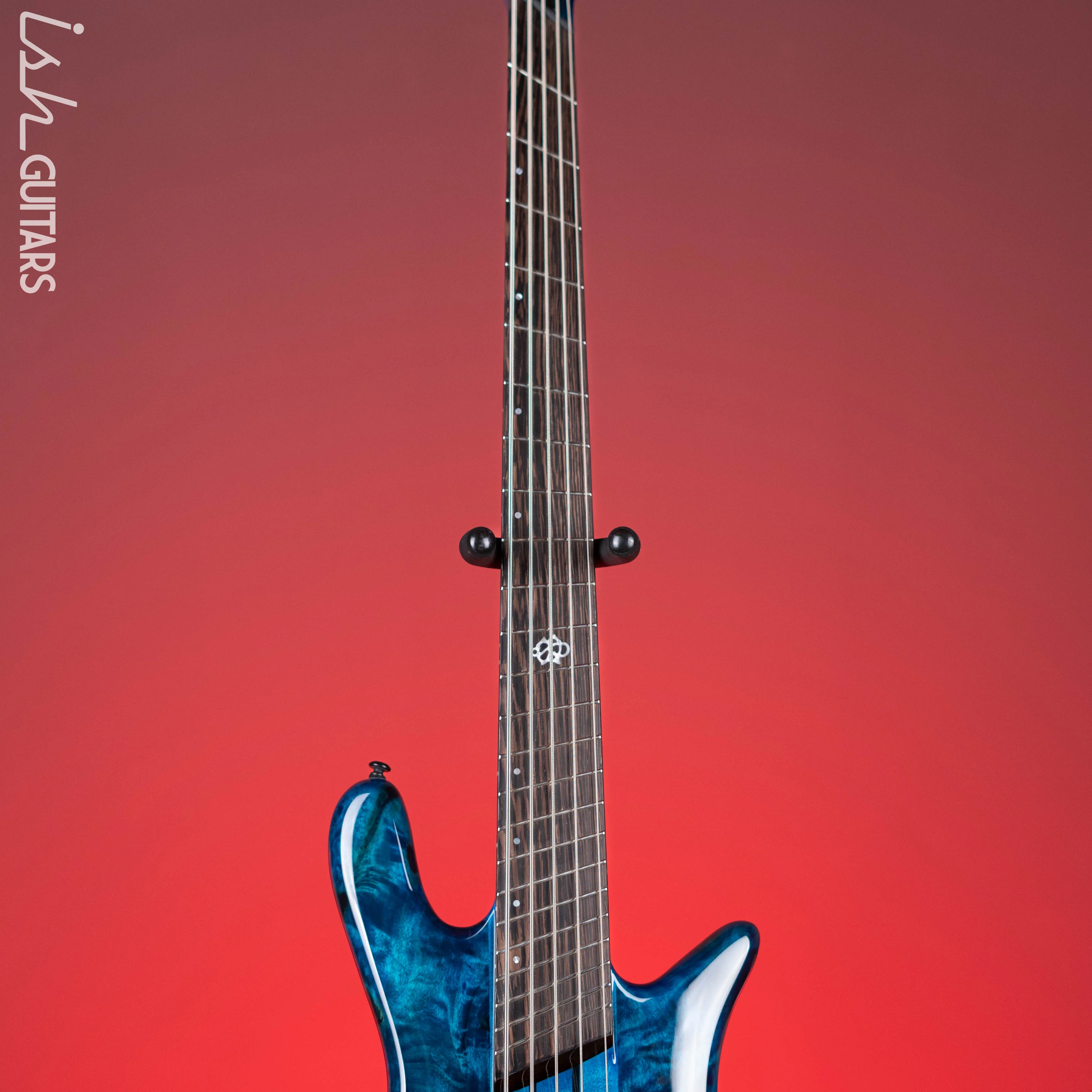Spector NS Dimension 5 Multiscale Bass Black and Blue Gloss - Image 5
