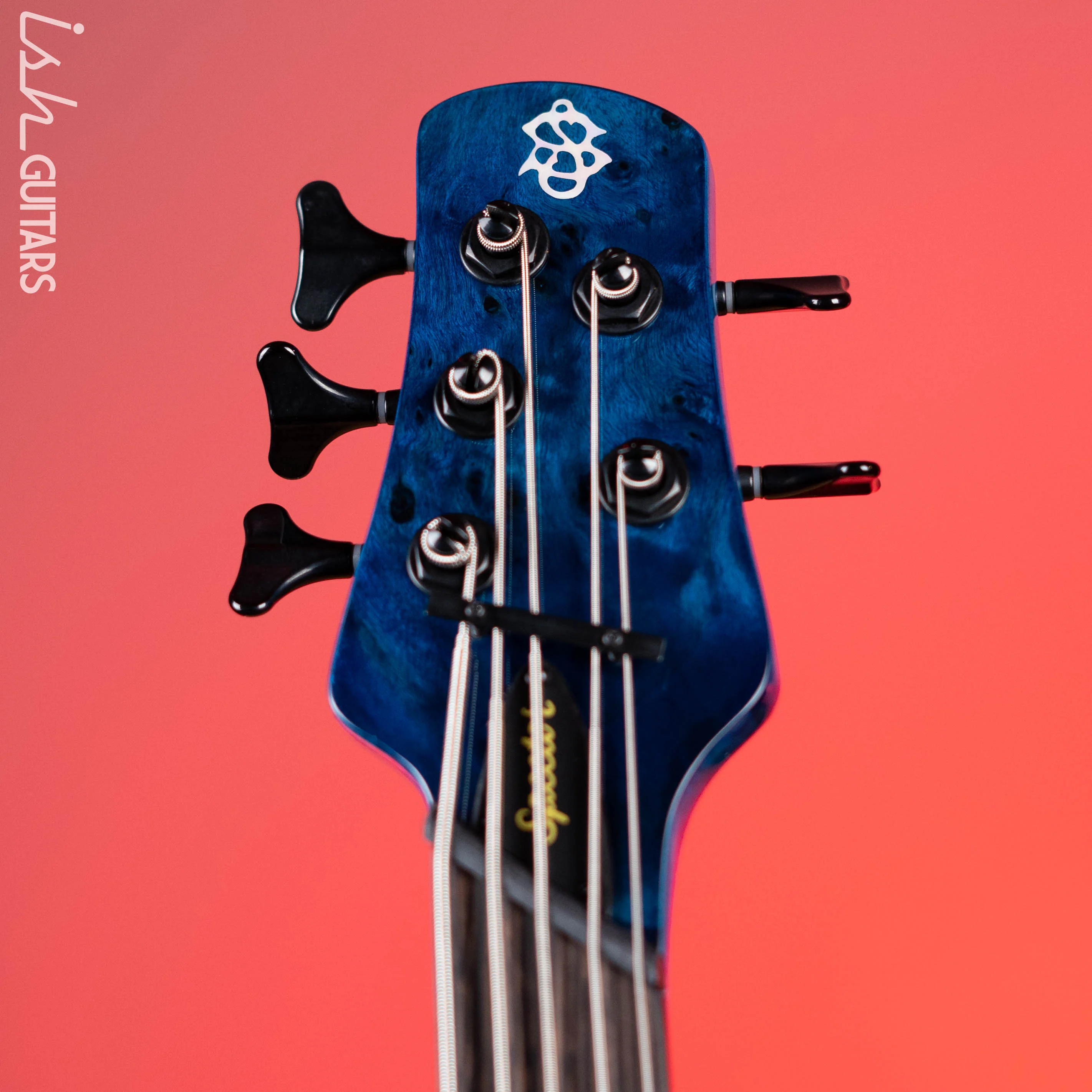 Spector NS Dimension 5 Multiscale Bass Black and Blue Gloss - Image 6