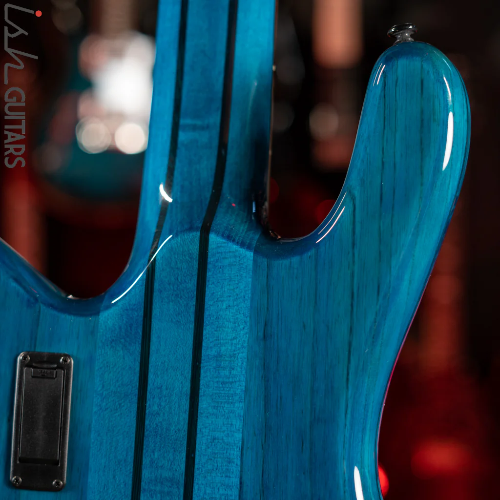 Spector NS Dimension 5 Multiscale Bass Black and Blue Gloss - Image 9
