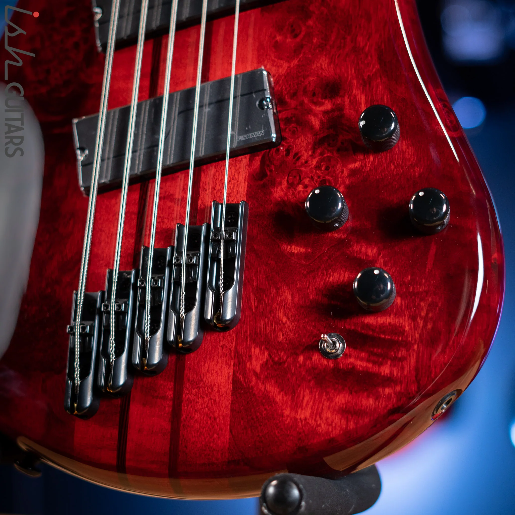 Spector NS Dimension 5 Multiscale Bass Inferno Red Gloss - Image 4