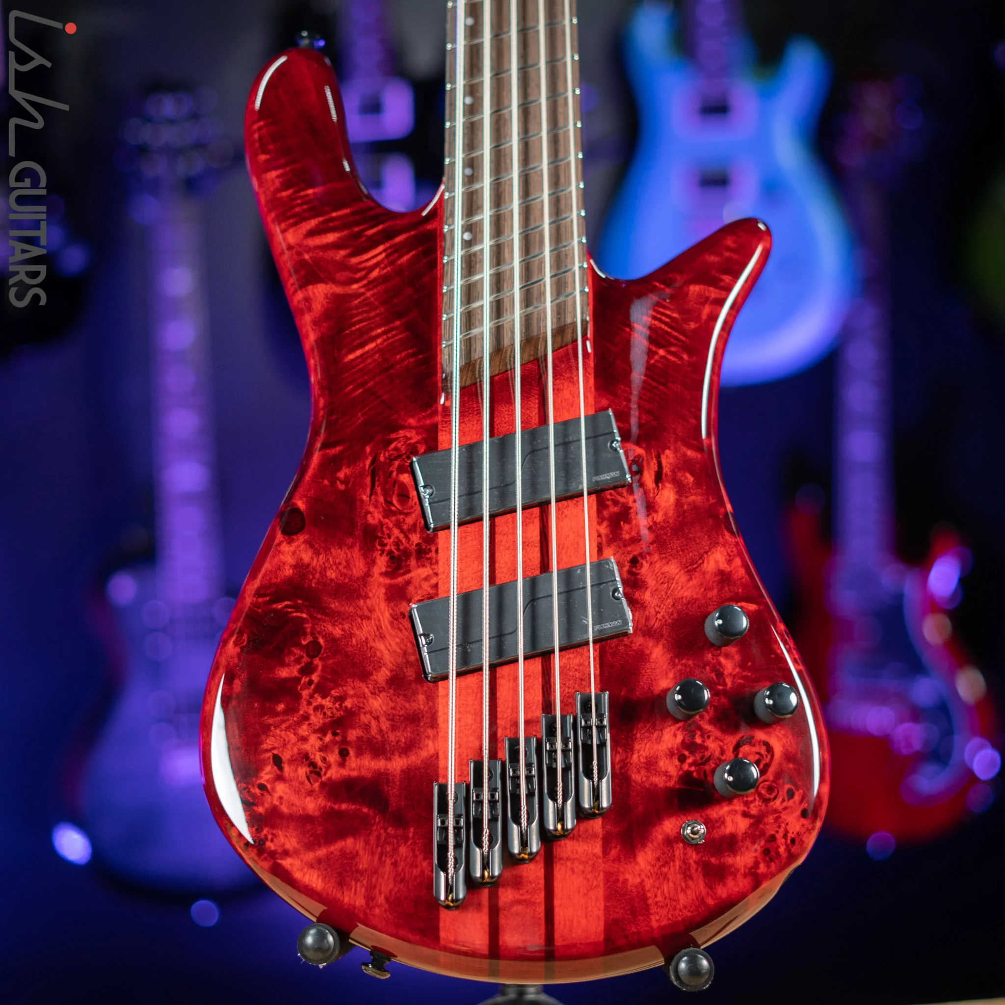 Spector NS Dimension 5 Multiscale Bass Inferno Red Gloss