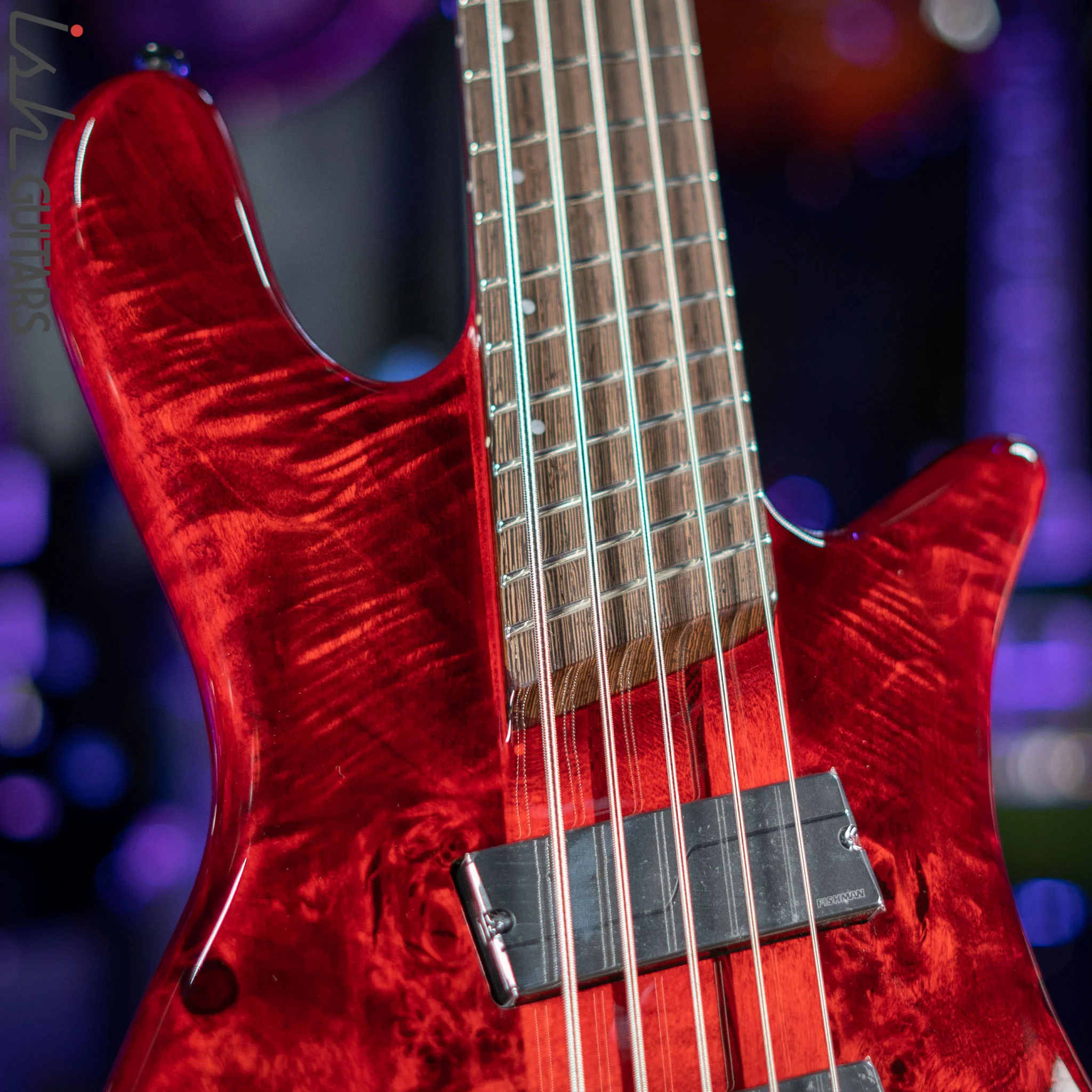 Spector NS Dimension 5 Multiscale Bass Inferno Red Gloss - Image 3