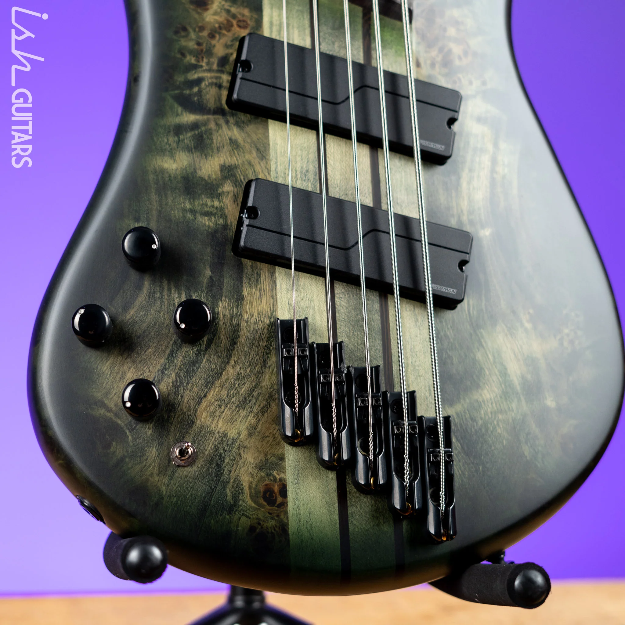Spector NS Dimension Multi-Scale Left-Handed 5-String Bass Haunted Moss Matte B-Stock - Image 4