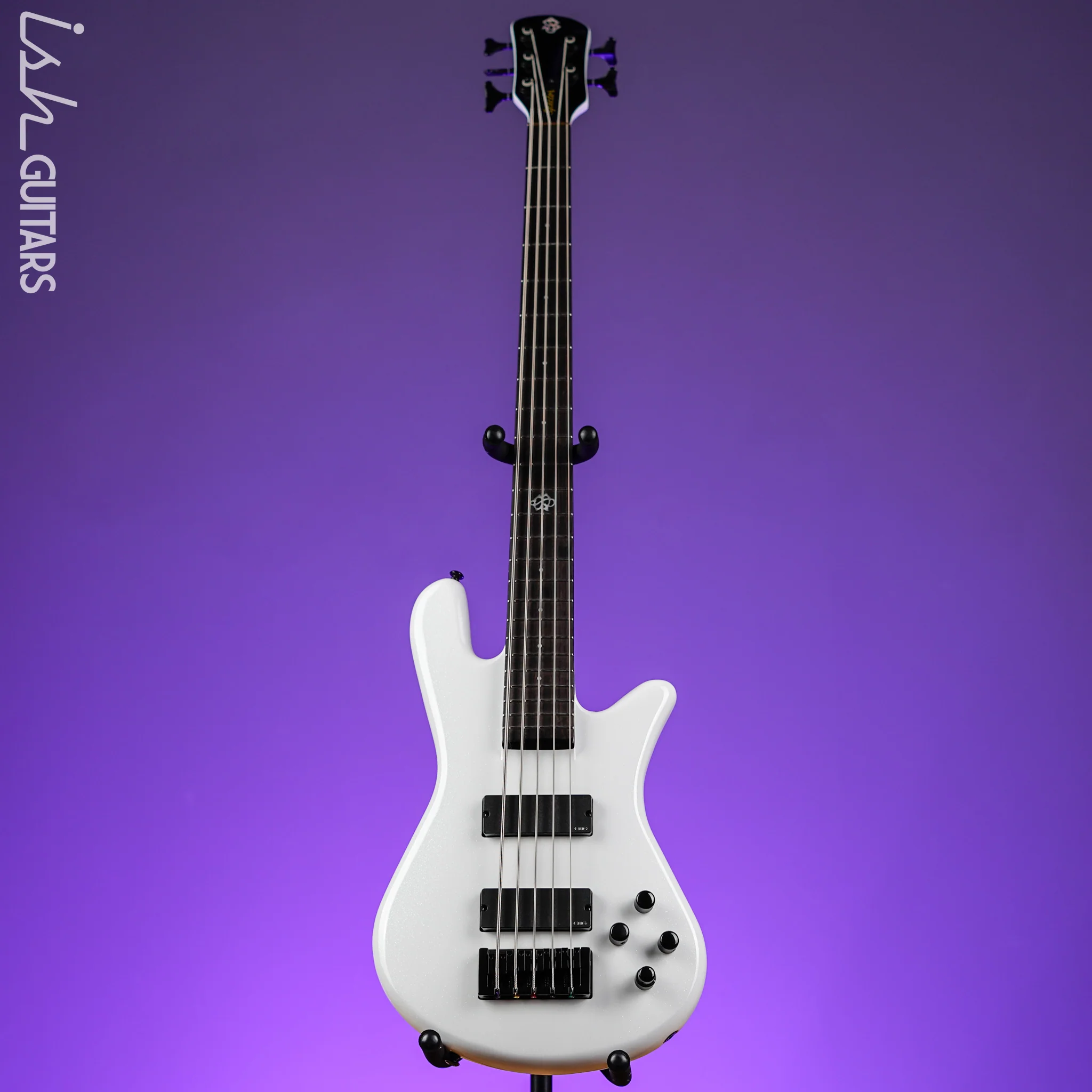 Spector NS Ethos 5 HP Bass Solid White Gloss Demo - Image 2