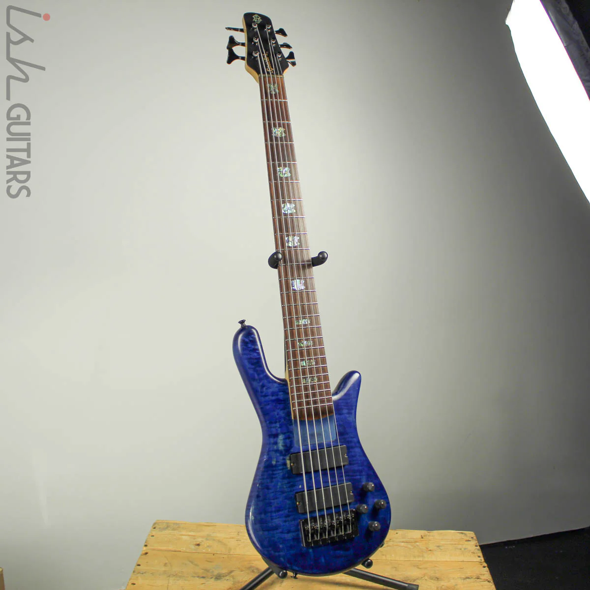 2004 Spector NS-JH6 Blue Flame Maple - Image 2