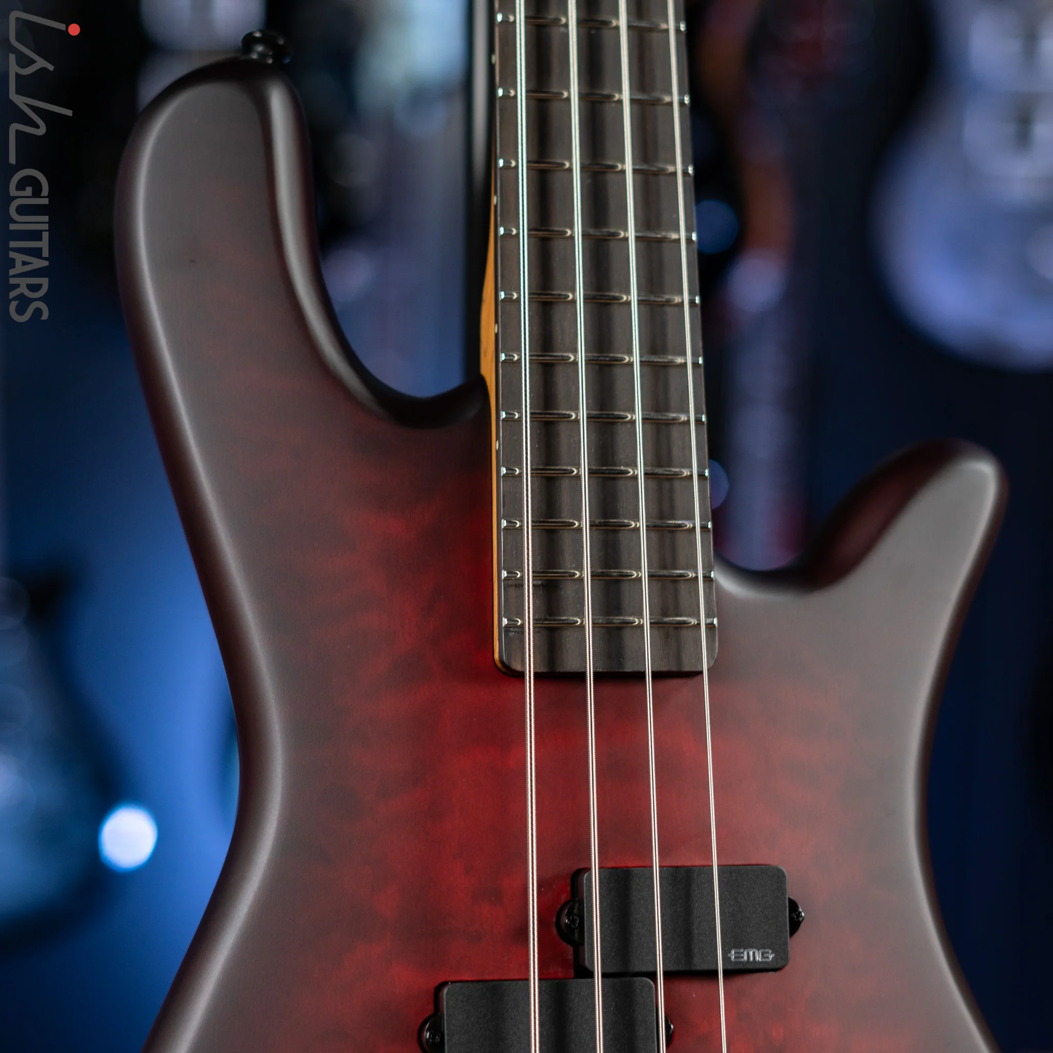 Spector NS Pulse II 4-String Bass Black Cherry Matte Demo - Image 3