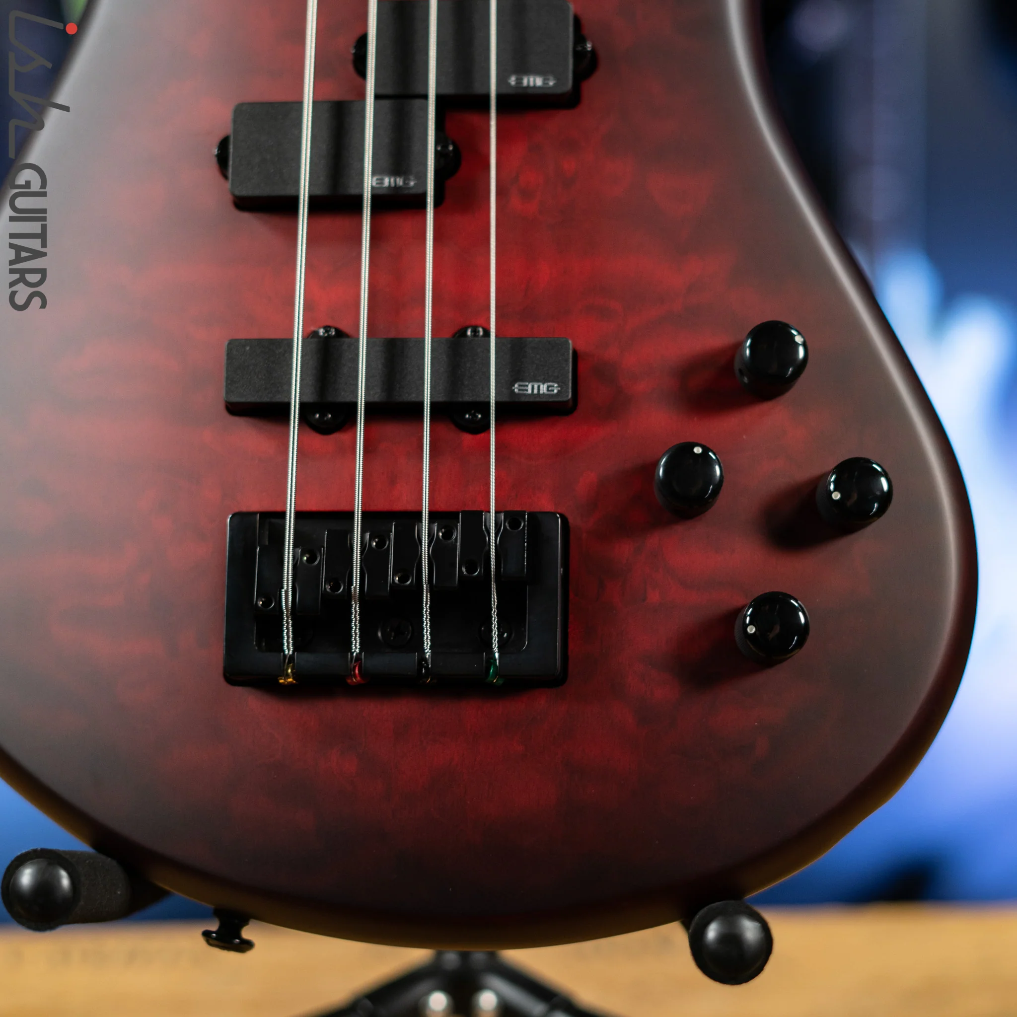 Spector NS Pulse II 4-String Bass Black Cherry Matte Demo - Image 4