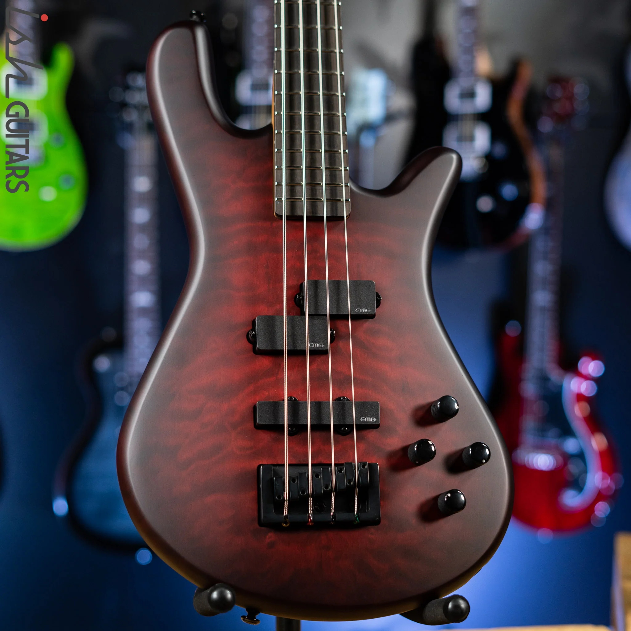 Spector NS Pulse II 4-String Bass Black Cherry Matte Demo