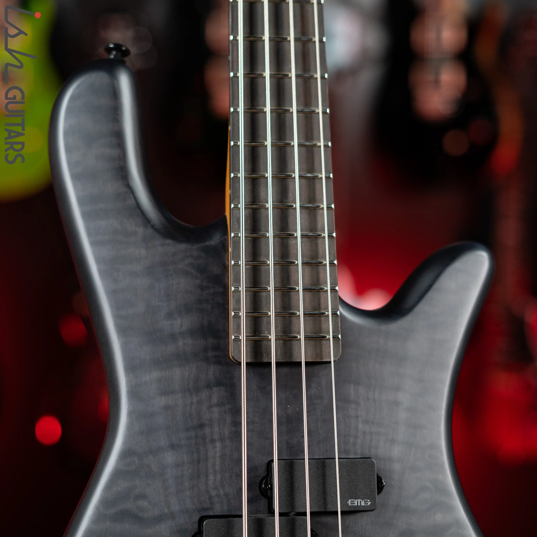 Spector NS Pulse II 4-String Bass Black Stain Matte Demo - Image 3