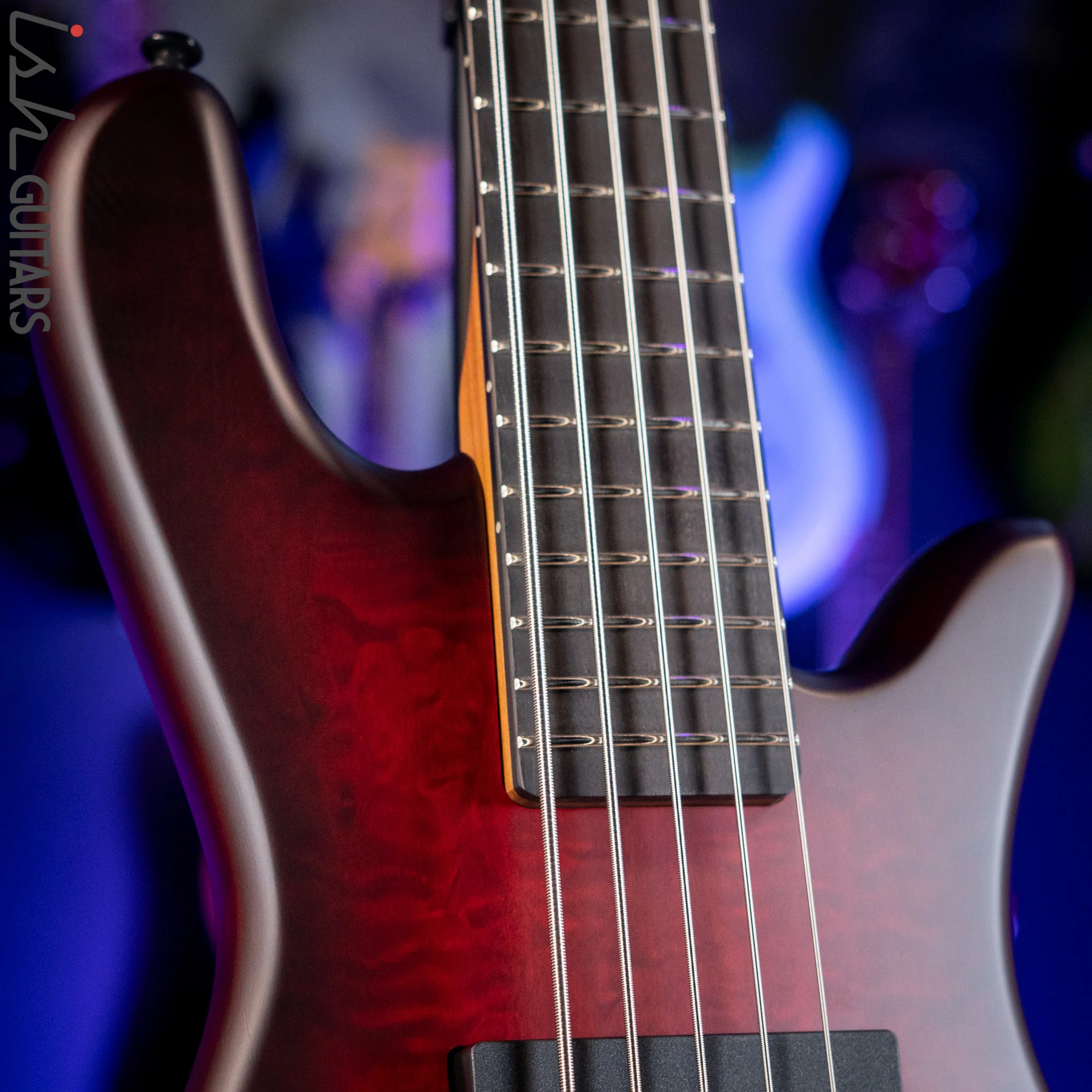 Spector NS Pulse II 5-String Bass Black Cherry Matte Demo - Image 3