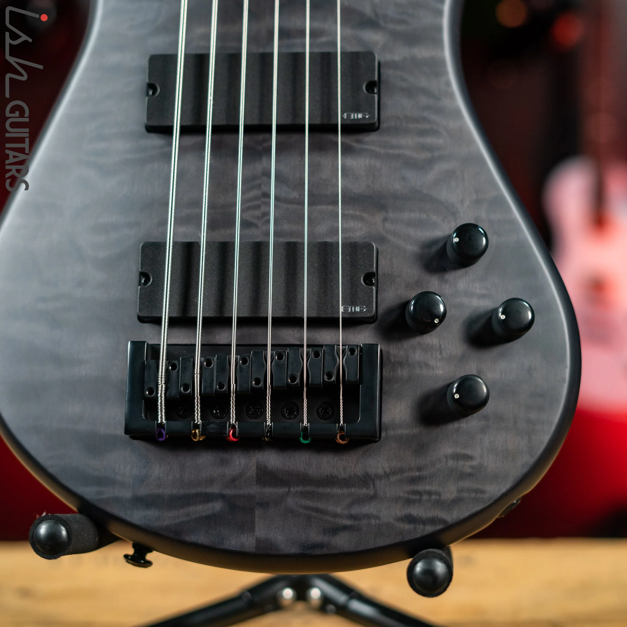 Spector NS Pulse II 6-String Bass Black Stain Matte - Image 4