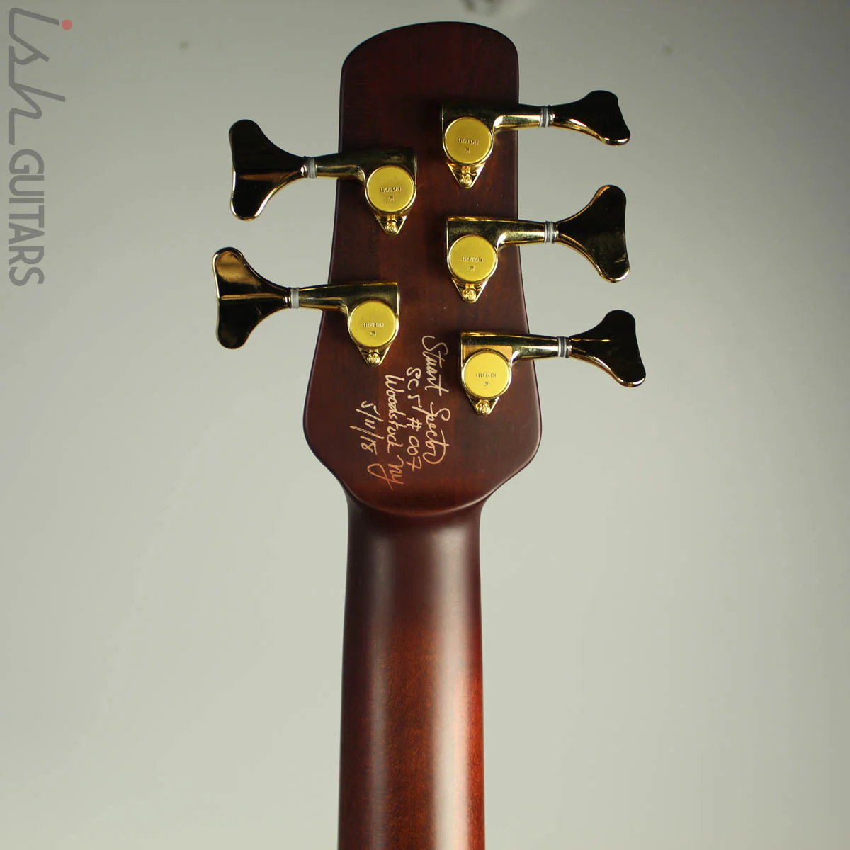 Spector Singlecut SC5 NS-5 Bass Ultra Amber Burst Matte Flame Maple - Image 12