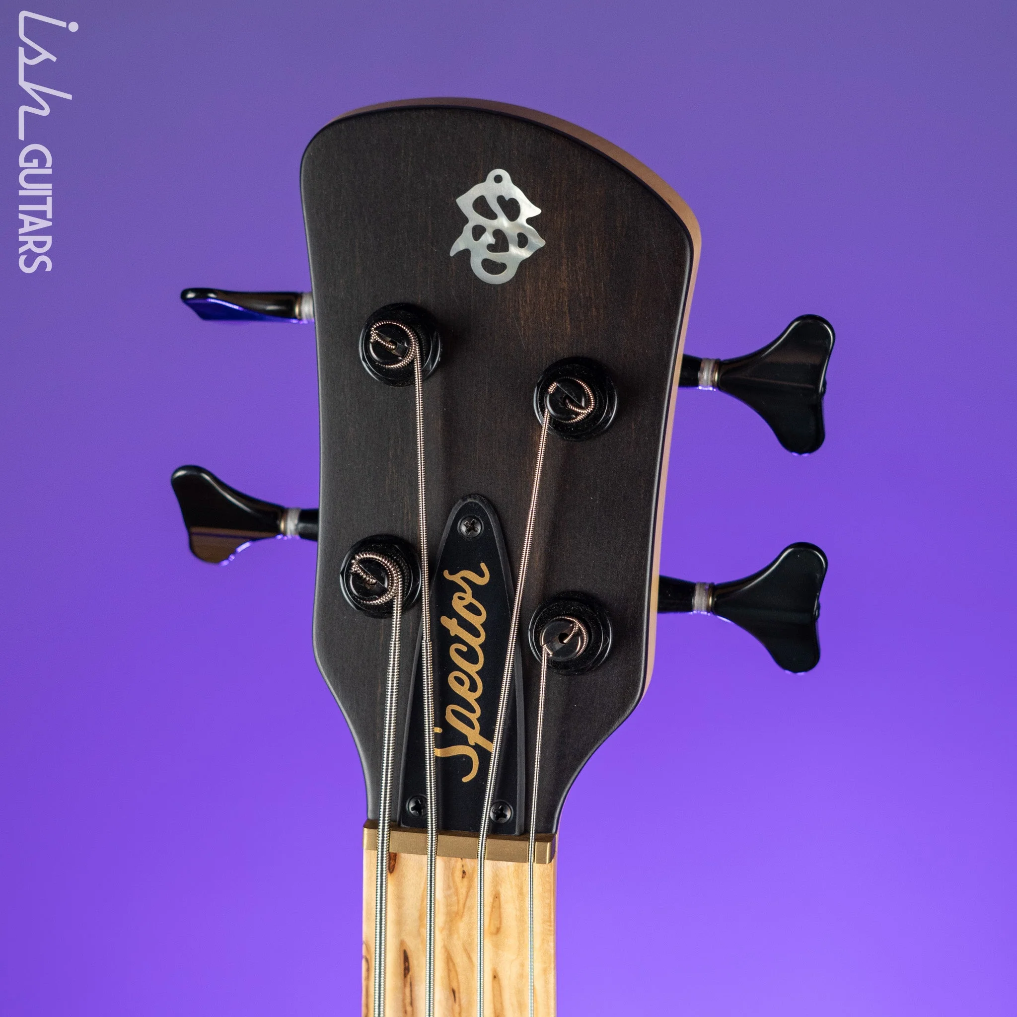 Spector USA NS-2 Bolt On Bark Infused Maple DW Neck 4 String Bass - Image 5