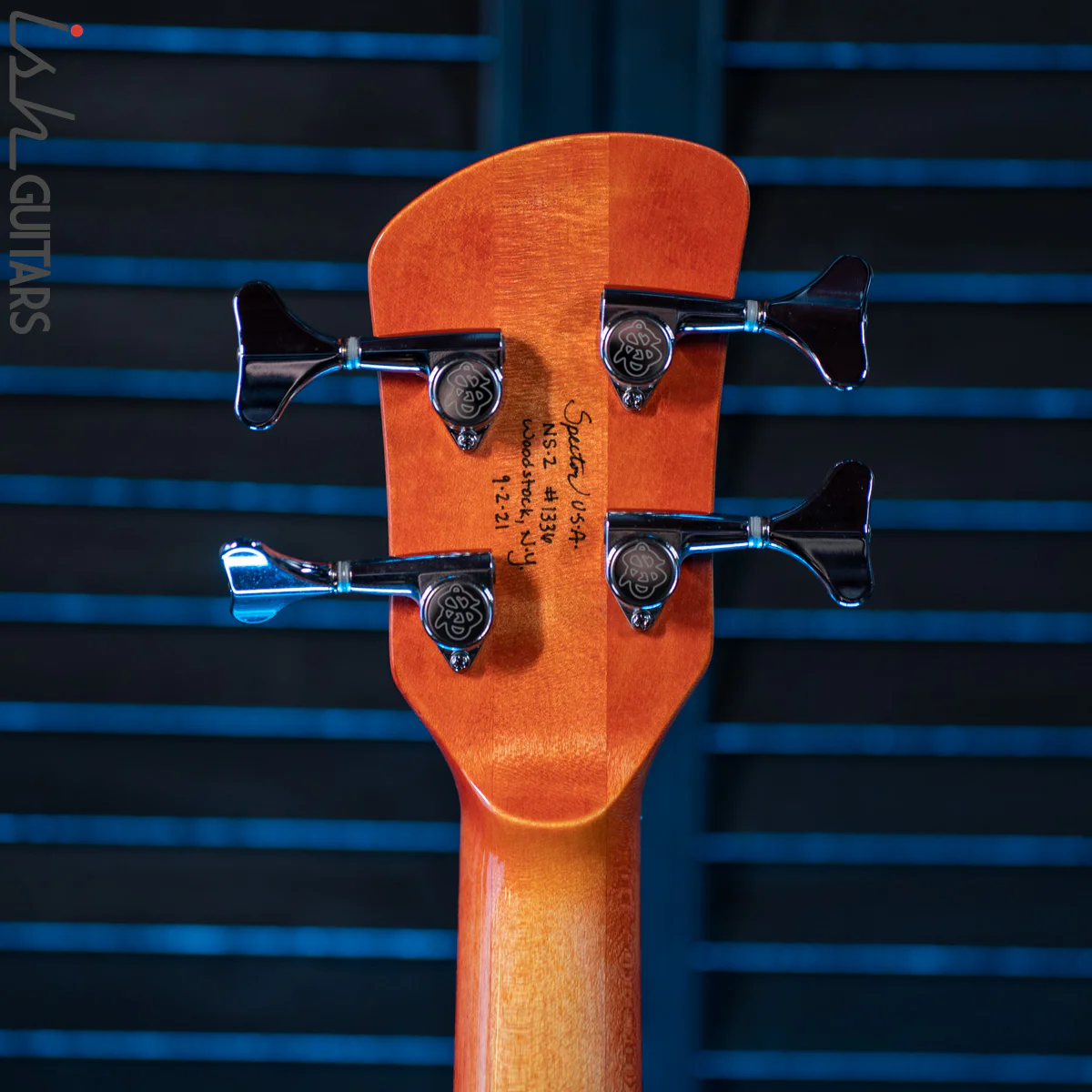 Spector USA NS-2 Ish Exclusive Blood Orange Burst Quilt Maple Store Demo - Image 12