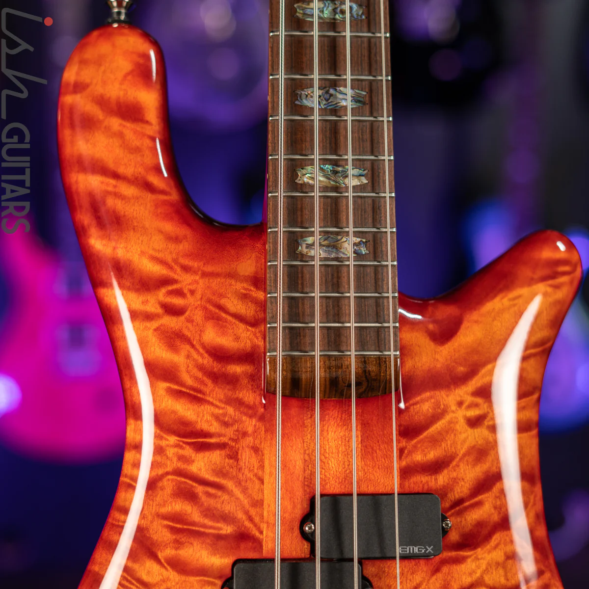 2017 Spector USA NS-2 Quilt Maple Inferno - Image 3