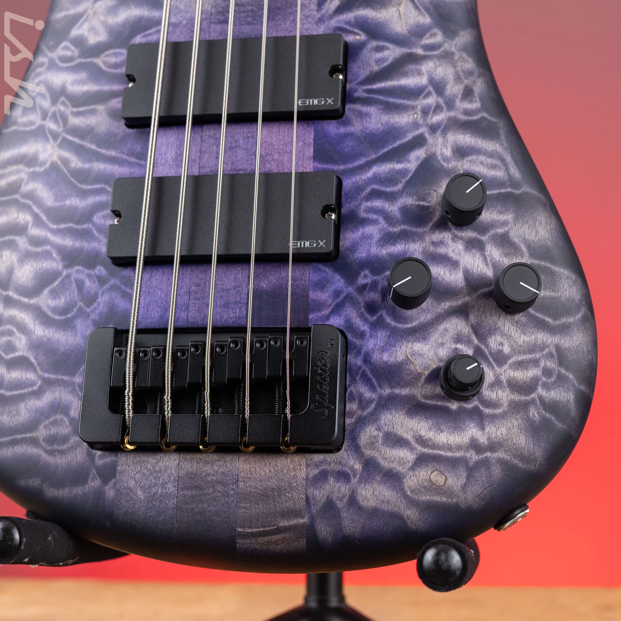 Spector USA NS-5 5-String Bass Black Hole Custom Finish - Image 4