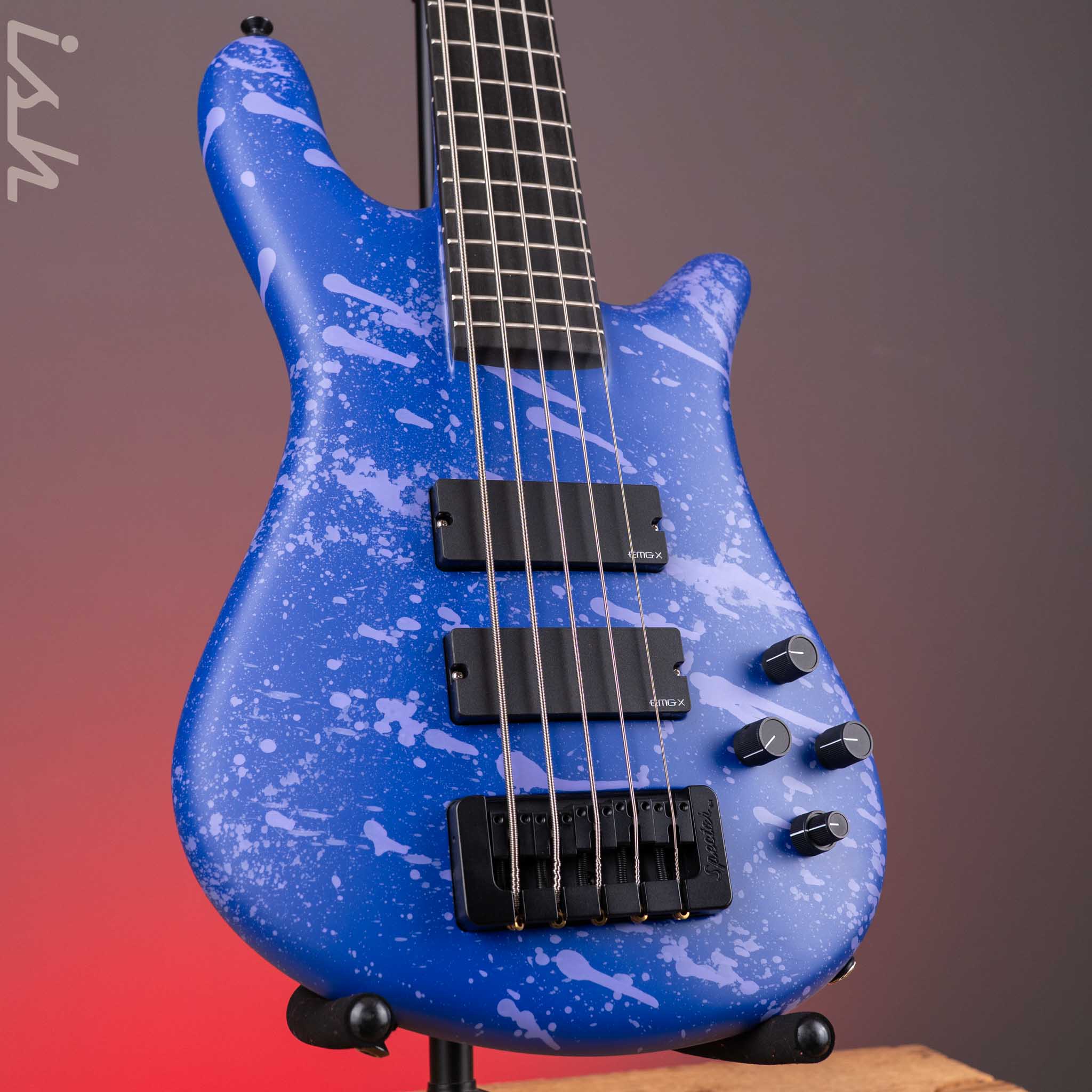 Spector USA NS-5 Matte Purple w/ Pink Drip