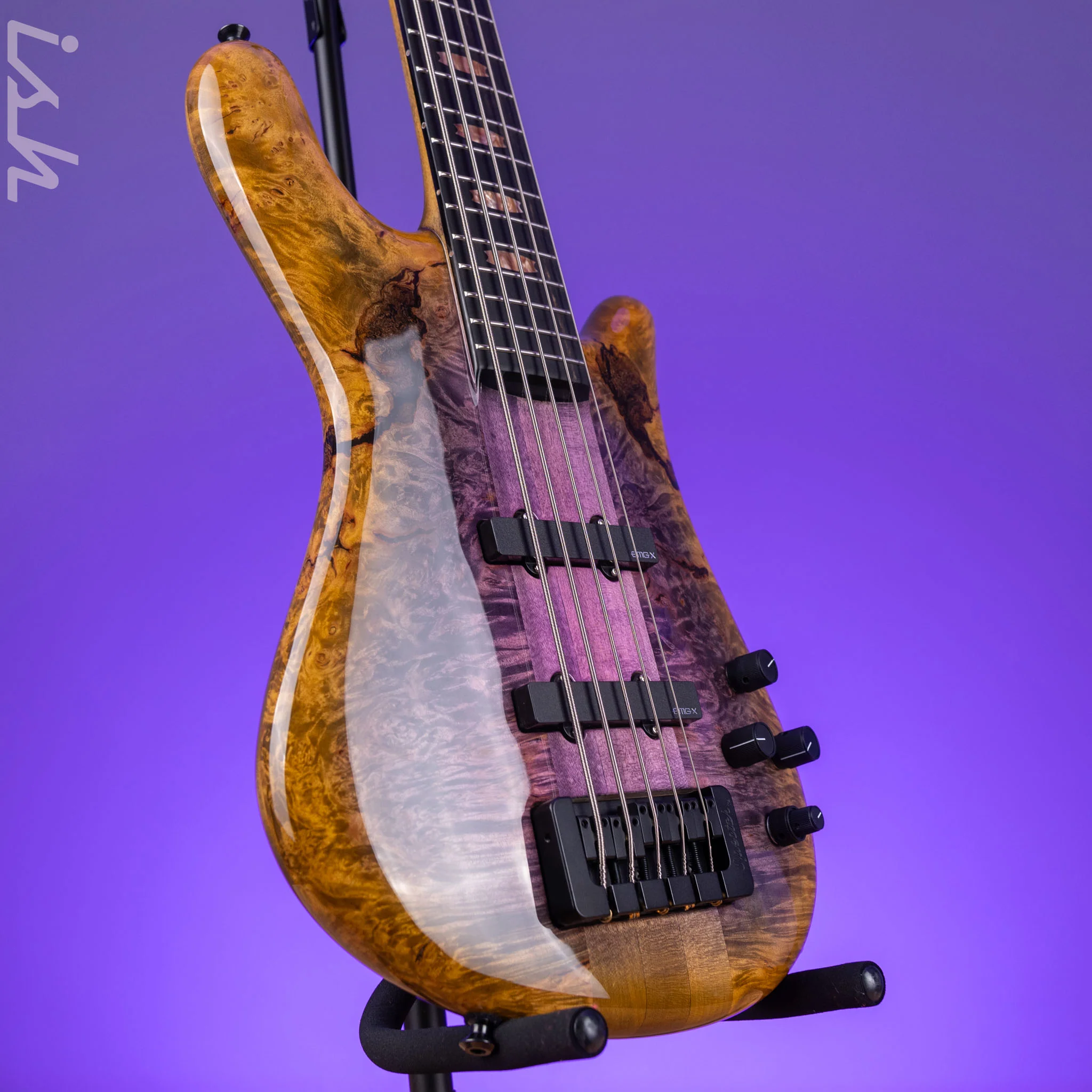 Spector USA NS-5 Purple Tiger Burst - Image 3