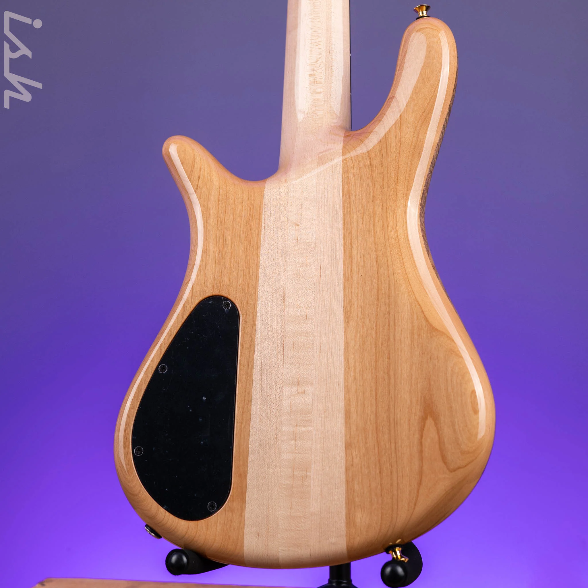 Spector USA NS-5XL 5-String Bass Natural Figured Walnut Demo - Image 7