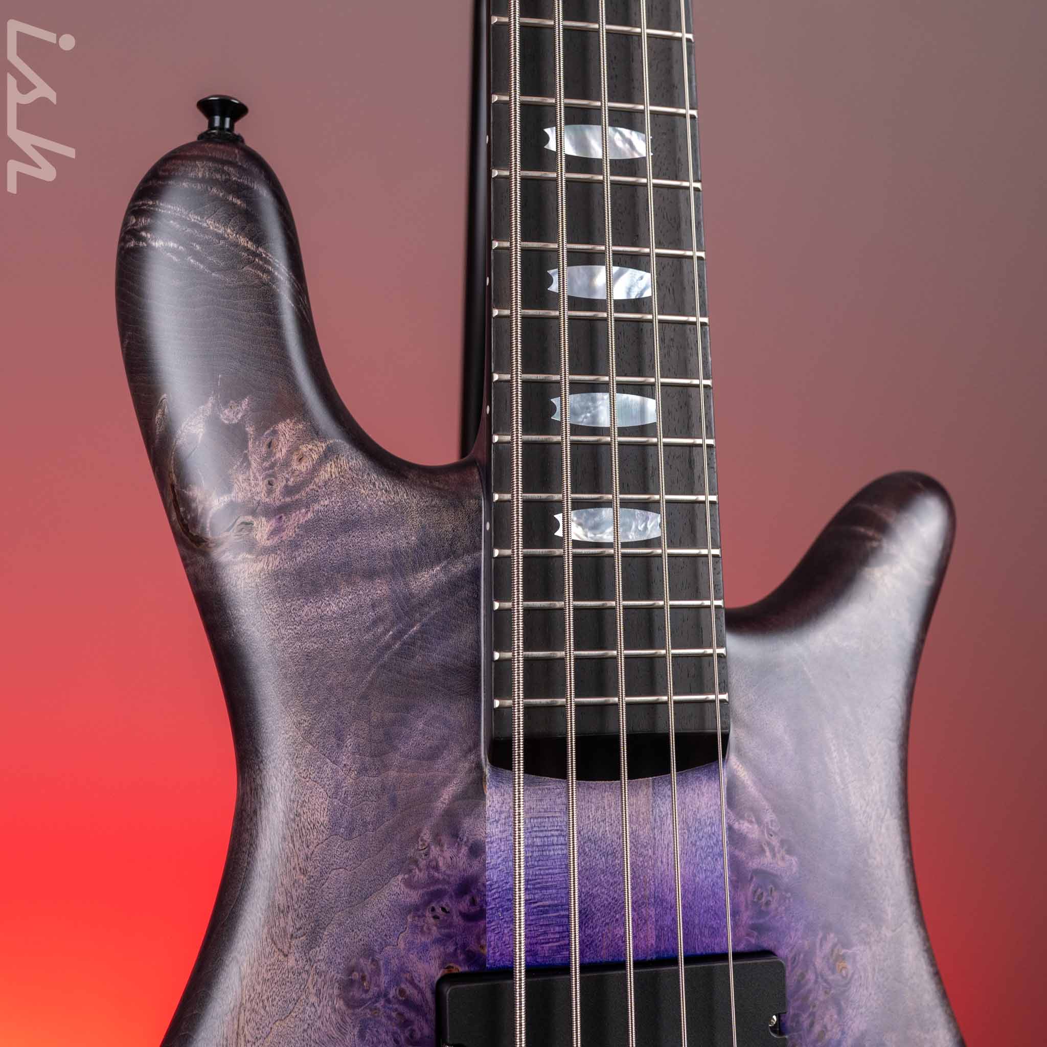 Spector USA NS-5XL 5-String Bass Purple Reverse Burst - Image 3