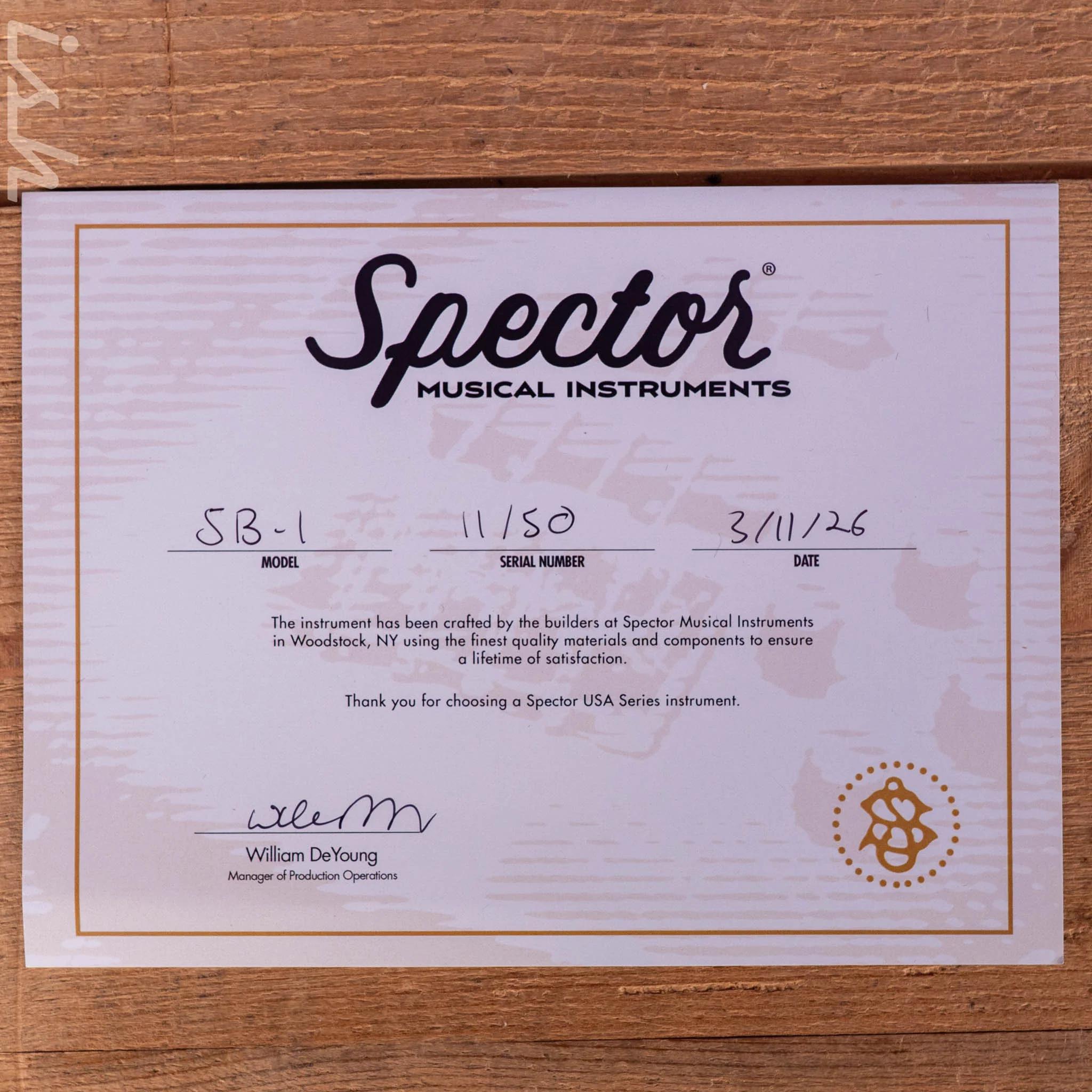 Spector USA SB-1 Reissue Limited Edition Cherry - Image 13