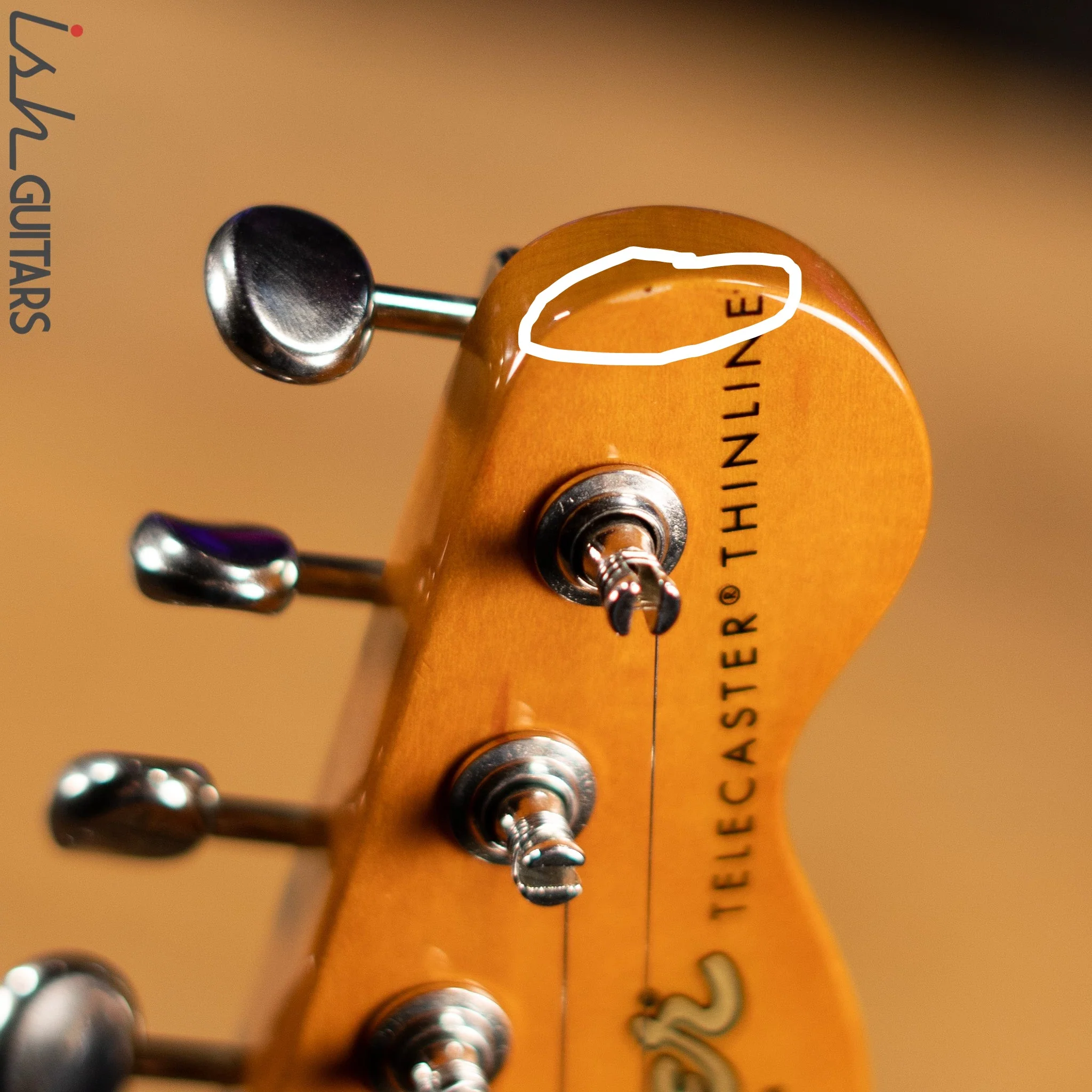 Squier Thinline 60s Telecaster Natural - Image 7