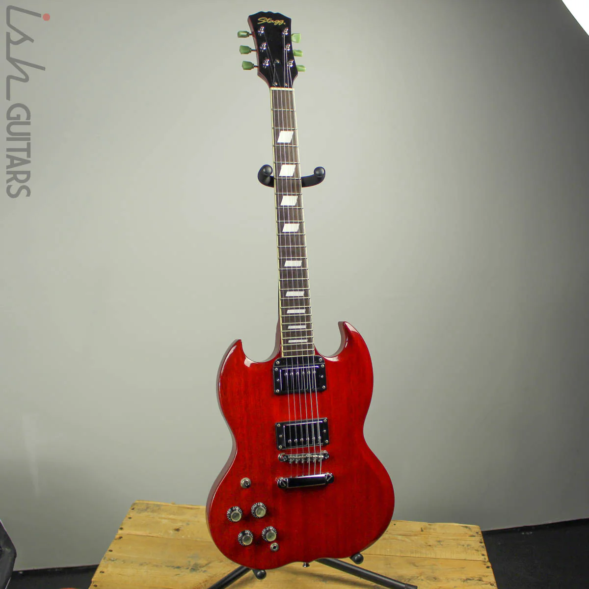 Stagg G-300 LH Cherry Red - Image 2