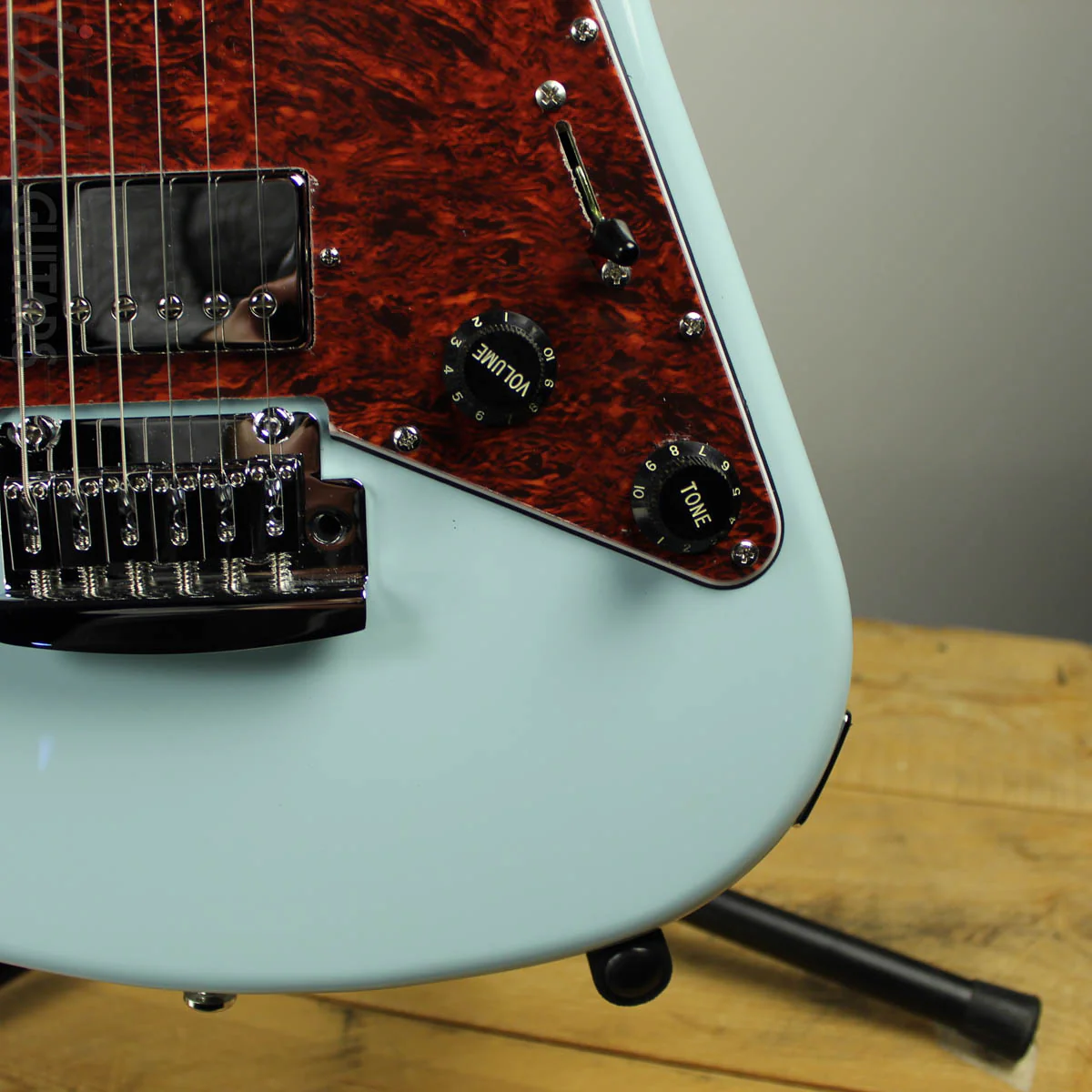 Sterling by Music Man Albert Lee HH Electric Guitar - Daphne Blue - Image 5