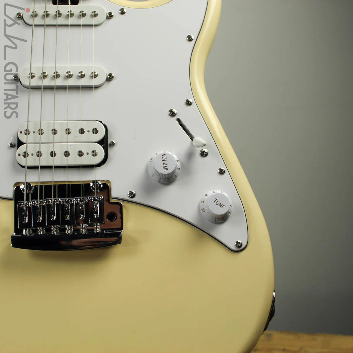 Sterling by Music Man Cutlass HSS Vintage Cream - Image 3