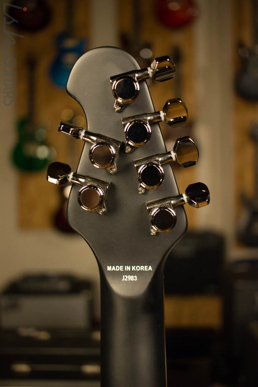 Sterling by Music Man MAJ100-ICR John Petrucci Signature Series Majesty Electric Guitar Stealth Black - Image 9