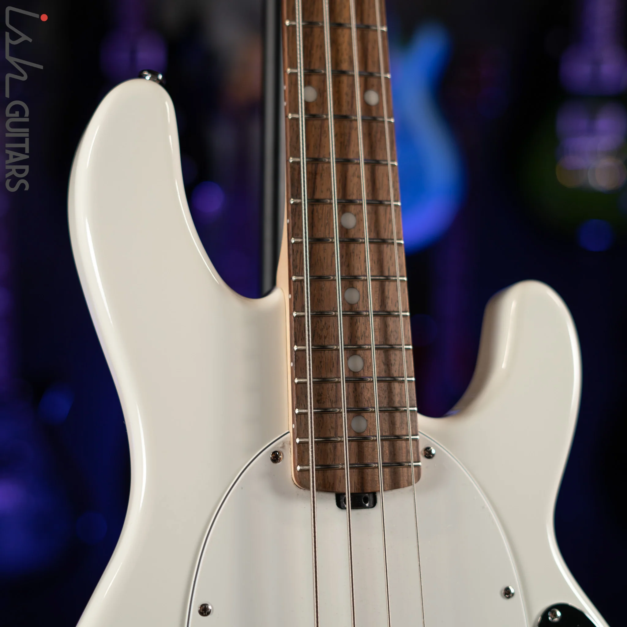 Sterling by Music Man Short Scale StingRay White - Image 3