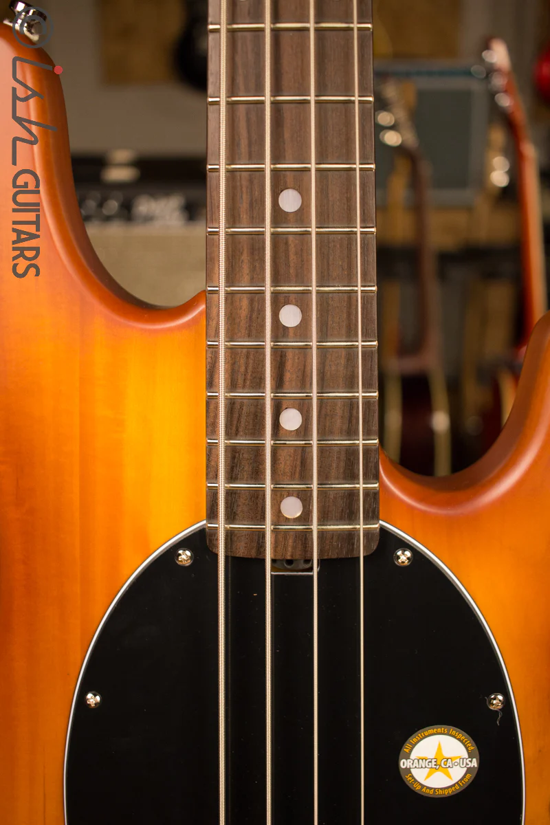Sterling by Music Man Stingray 4 Satin Honey Burst - Image 6