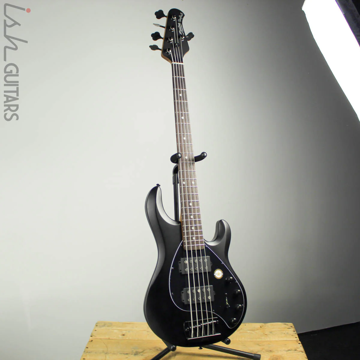 Sterling by Music Man StingRay 5 HH Stealth Black - Image 2