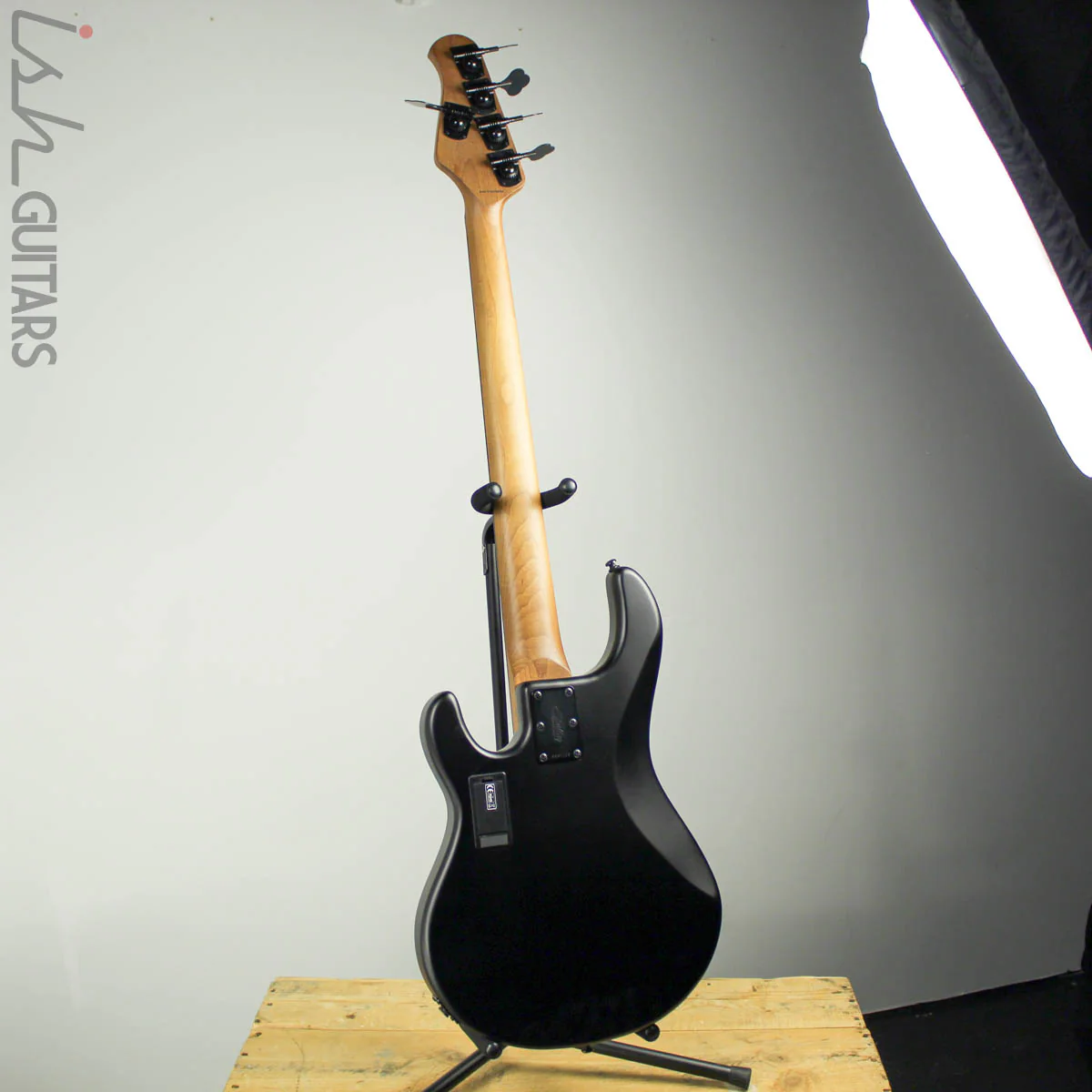 Sterling by Music Man StingRay 5 HH Stealth Black - Image 6